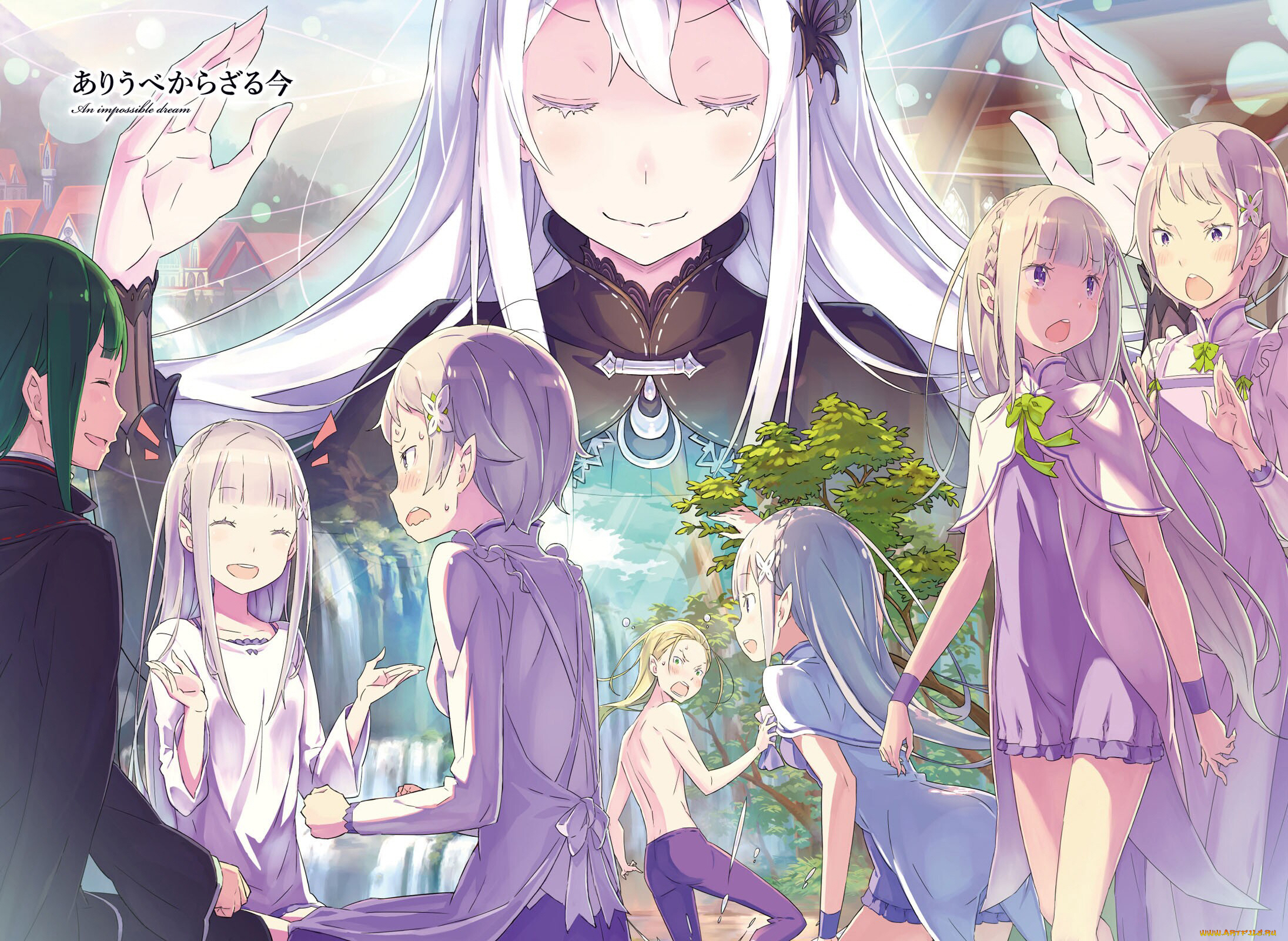 аниме, re, , zero, kara, hajimeru, isekai, seikatsu, с, нуля