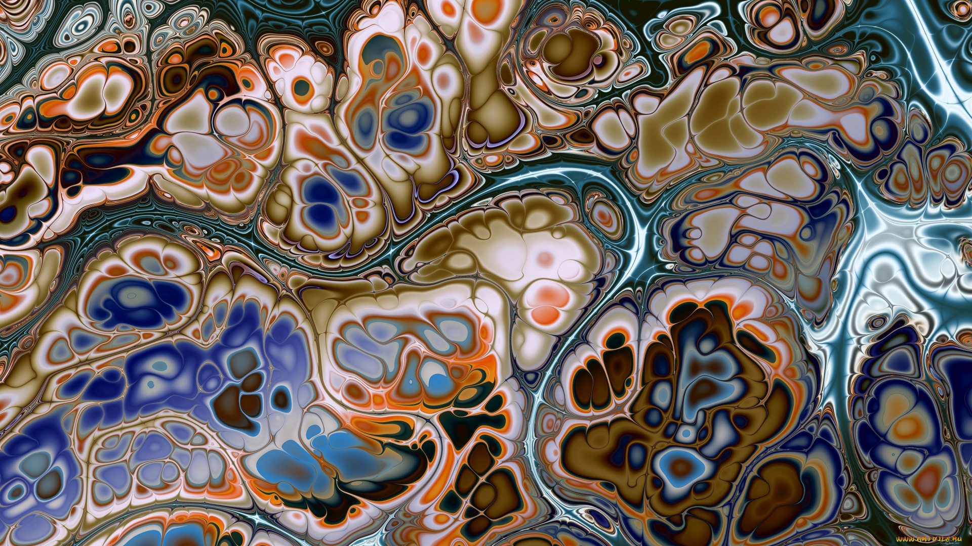 3д, графика, фантазия, , fantasy, цвет, фон, узор