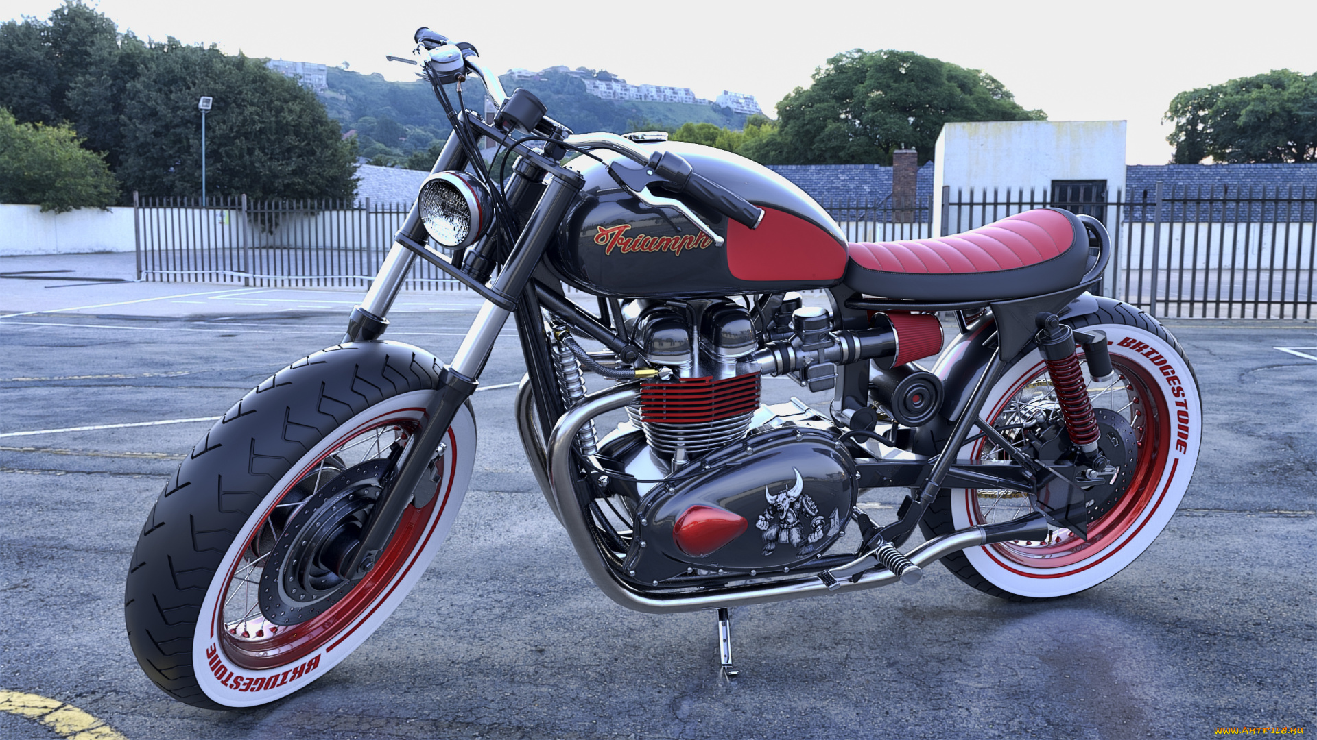 мотоциклы, 3d, мотоцикл