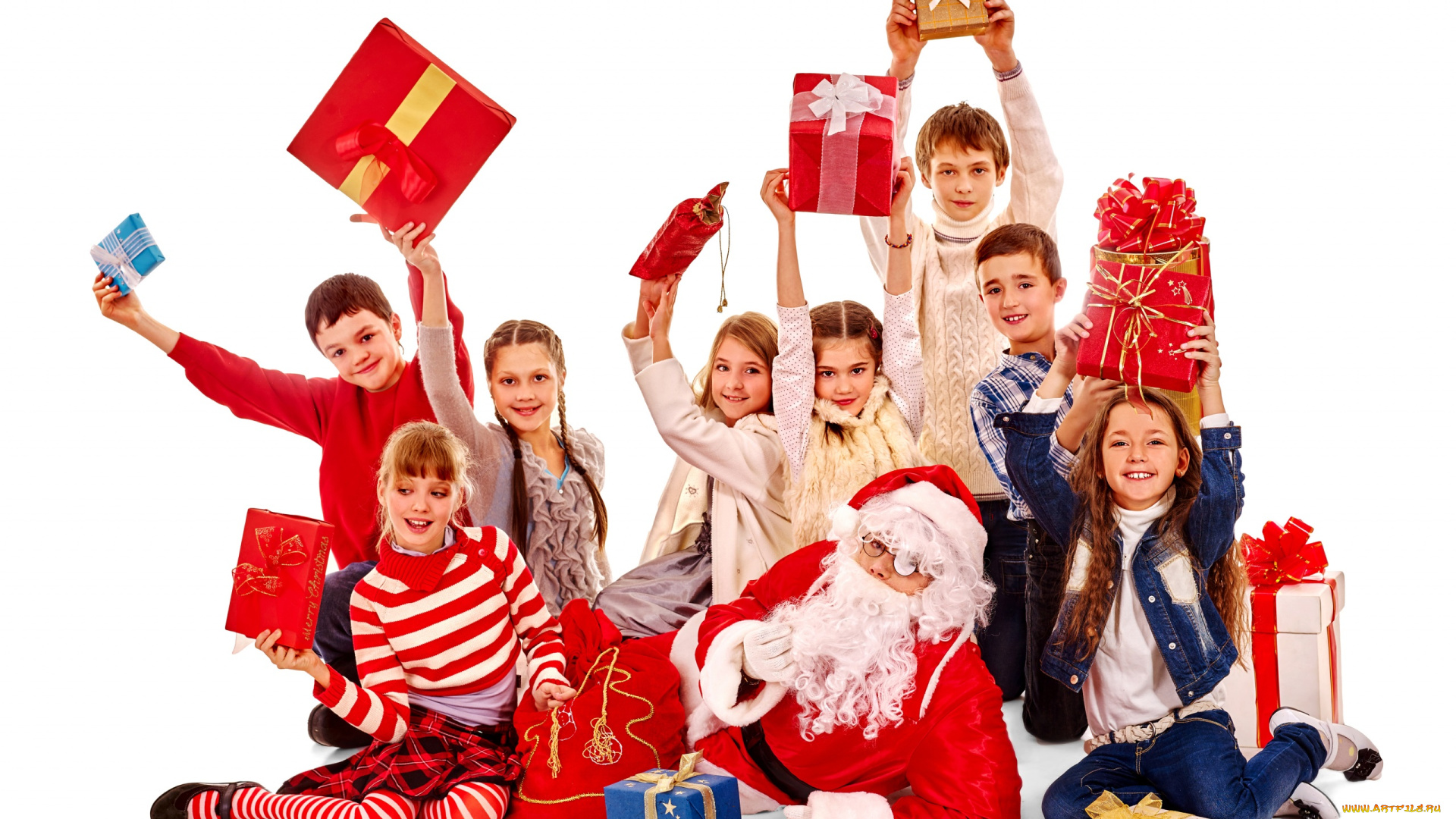 праздничные, дед, мороз, , санта, клаус, дети, дед, мороз