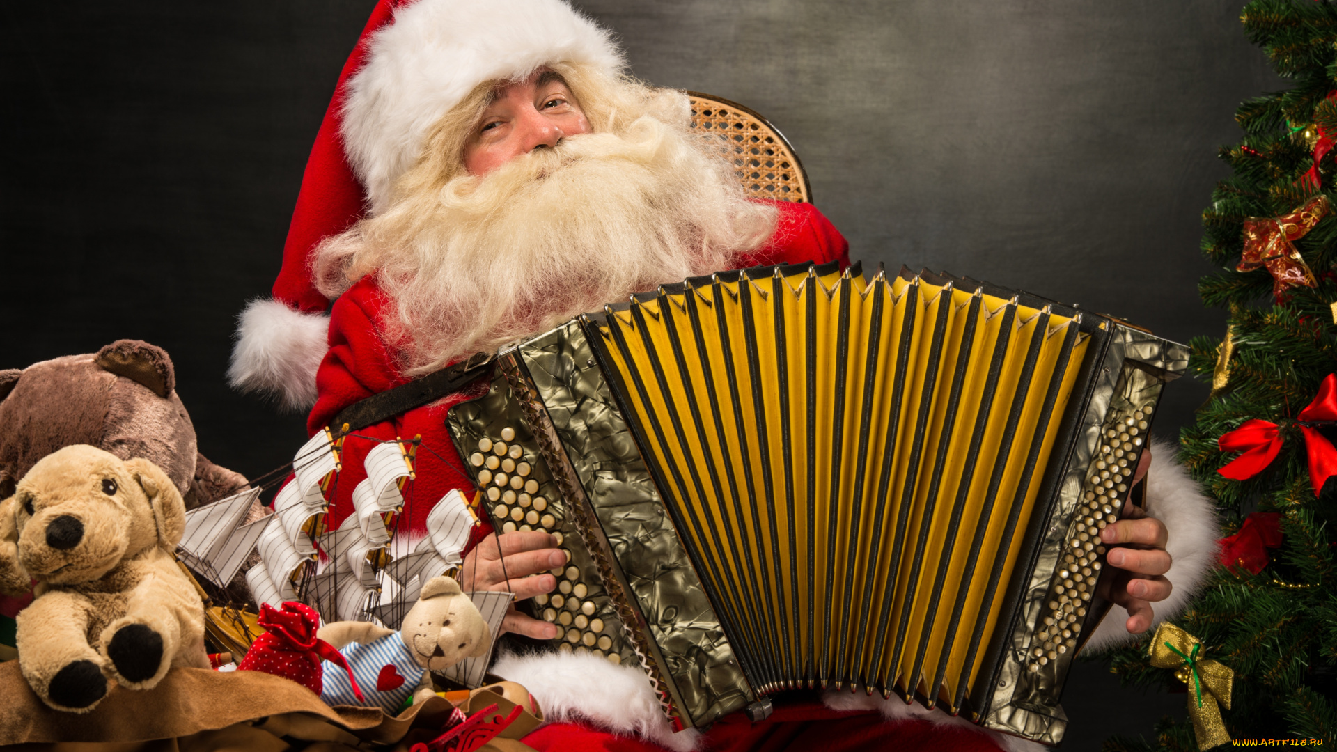 праздничные, дед, мороз, , санта, клаус, санта, клаус, подарки, рождество, новый, год, елка, украшения