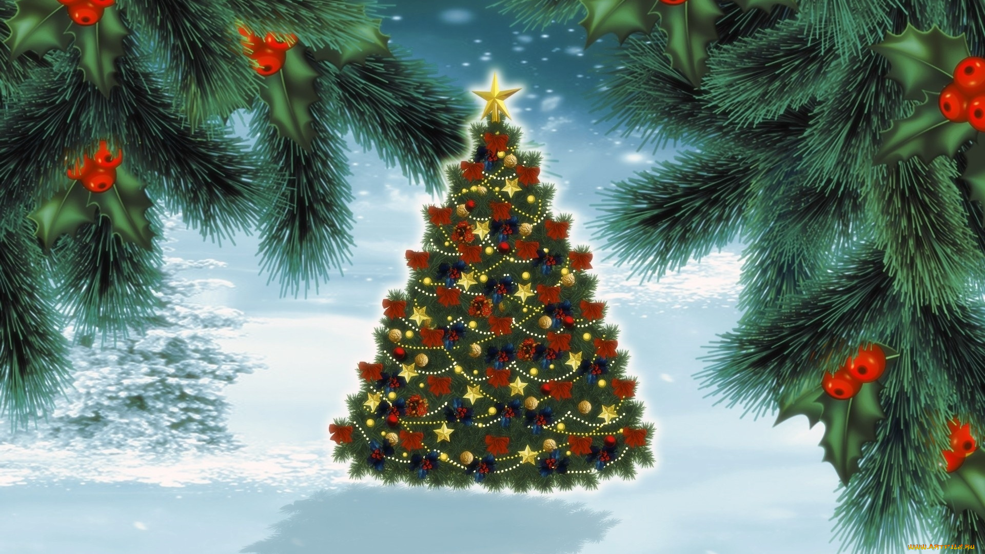 праздничные, векторная, графика, , новый, год, праздник, елка