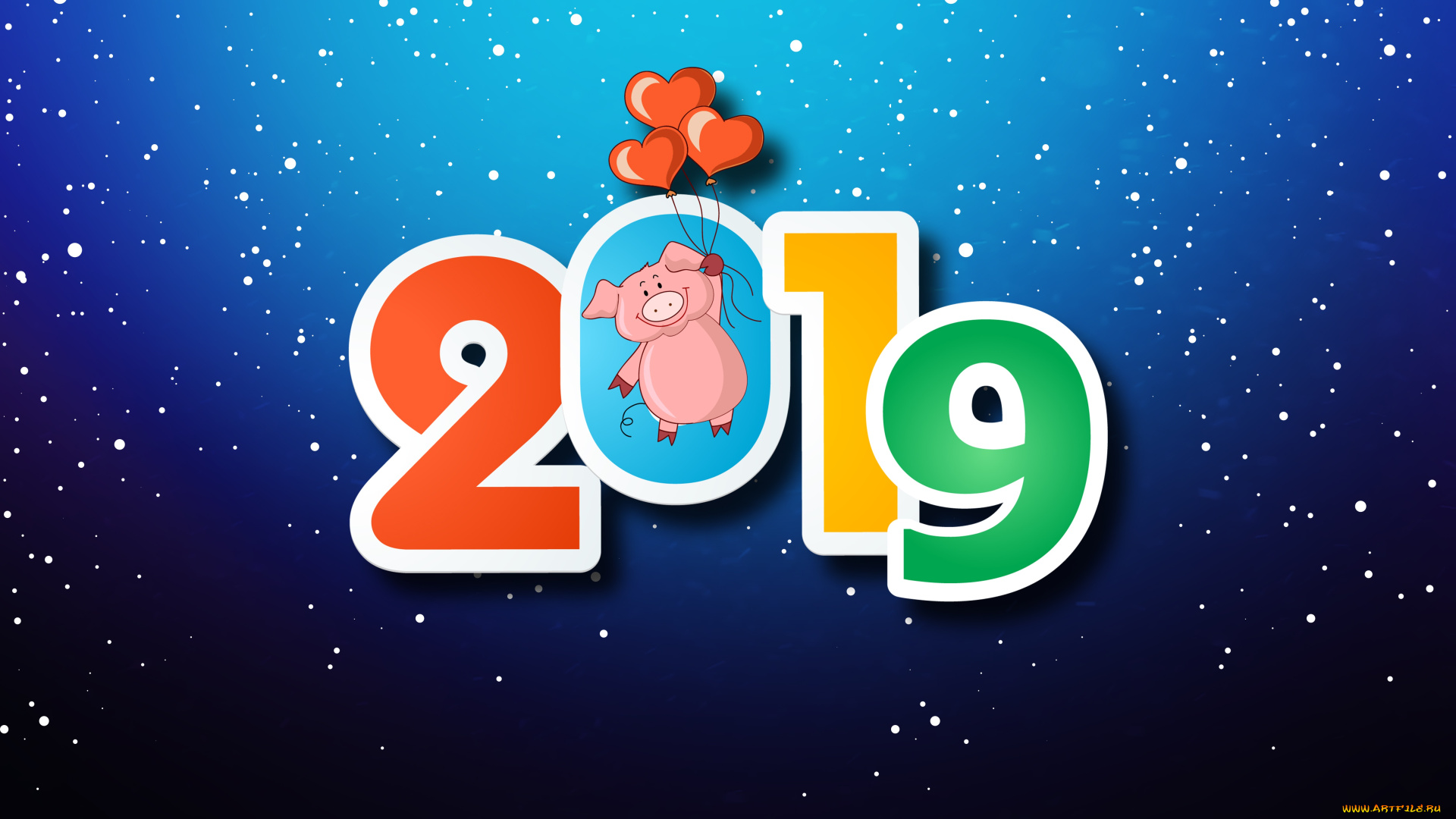 праздничные, векторная, графика, , новый, год, новый, год, фон, цифры