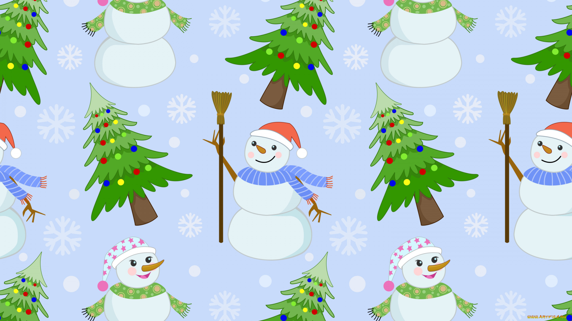 праздничные, векторная, графика, , новый, год, узор, фон, украшения, christmas, снеговик, рождество, новый, год