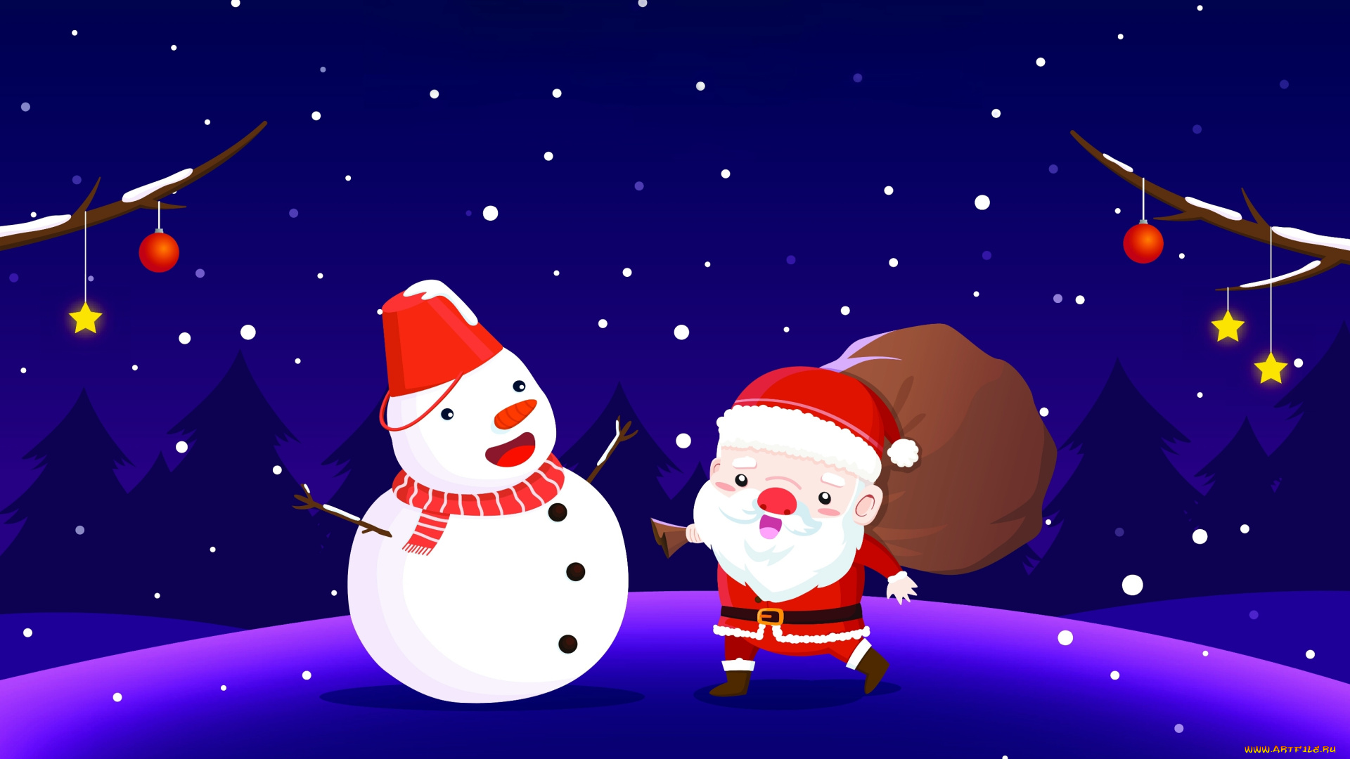 праздничные, векторная, графика, , новый, год, снеговик, новый, год