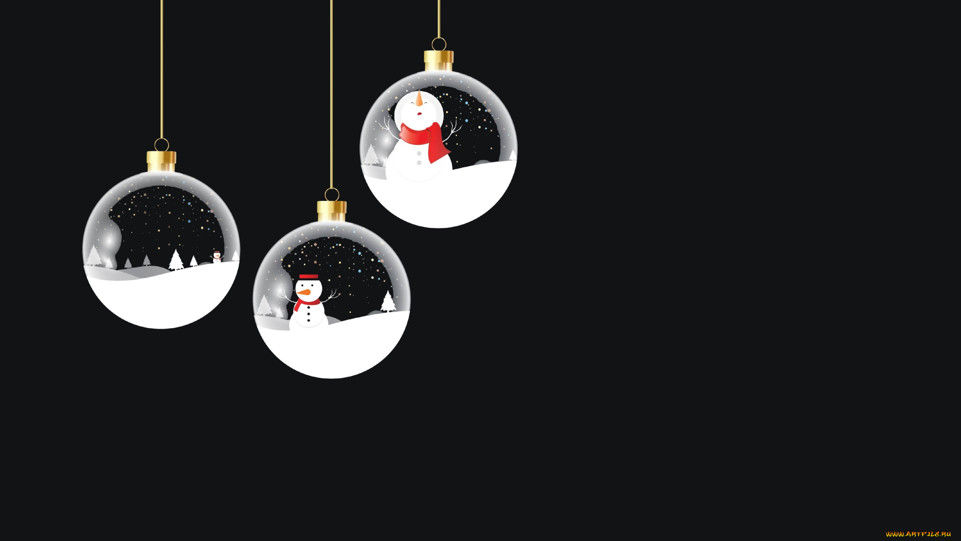 праздничные, векторная, графика, , новый, год, фон, шары