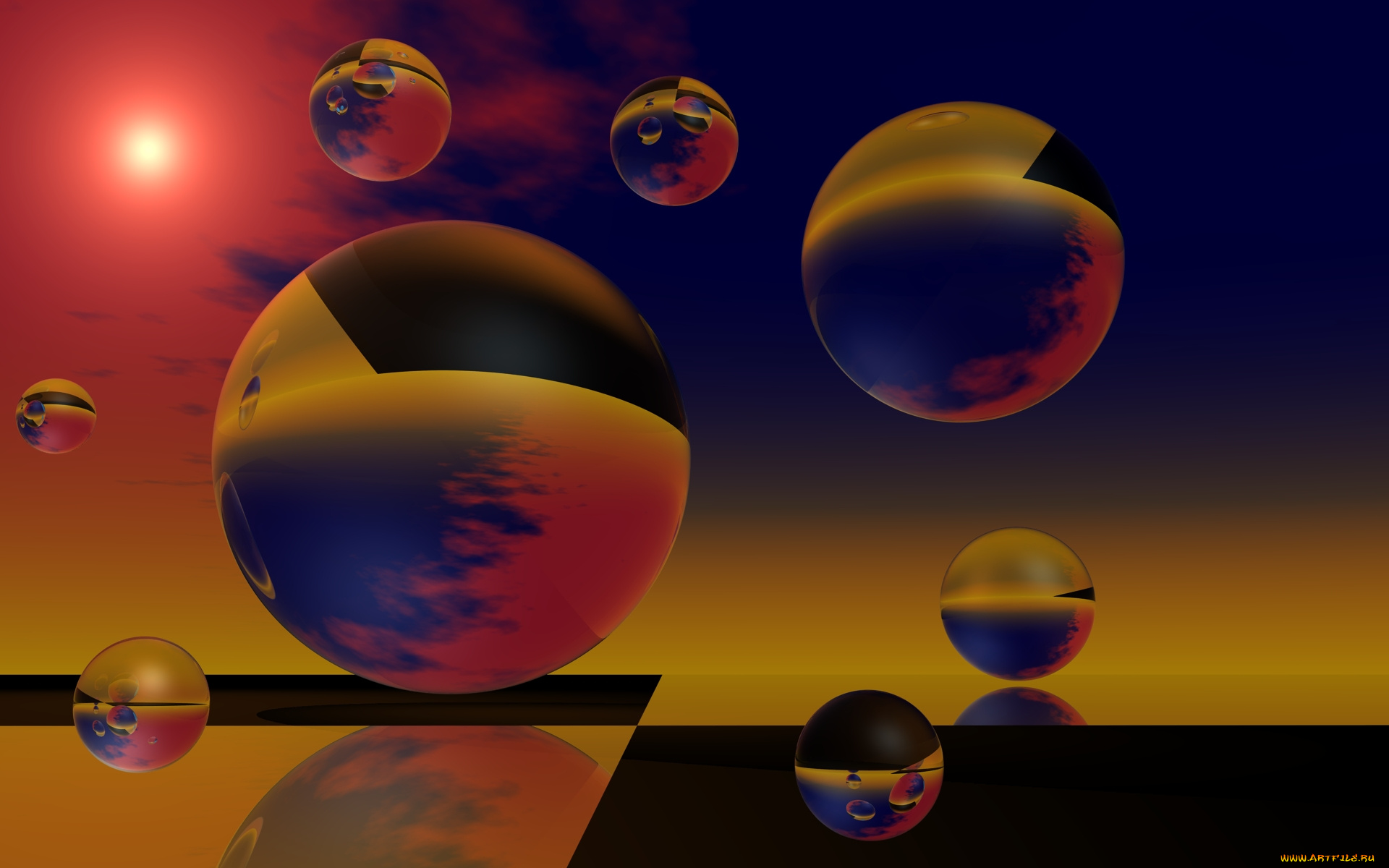 3д, графика, шары, , balls, фон, шары