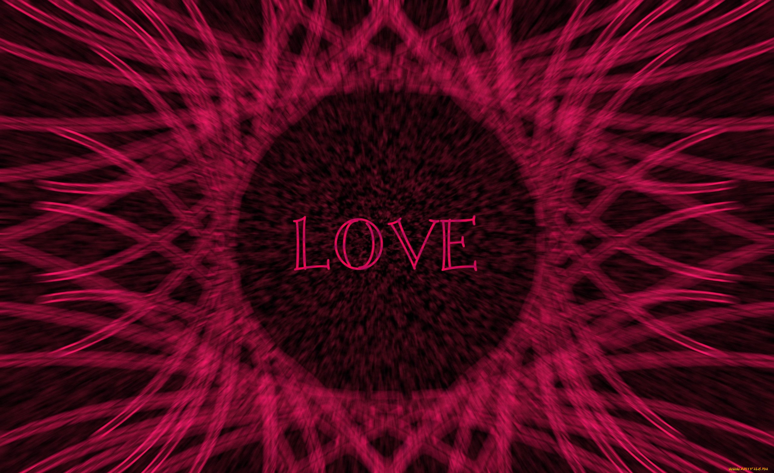 3д, графика, романтика, , romantics, солнце, круг, лучи, любовь, надпись