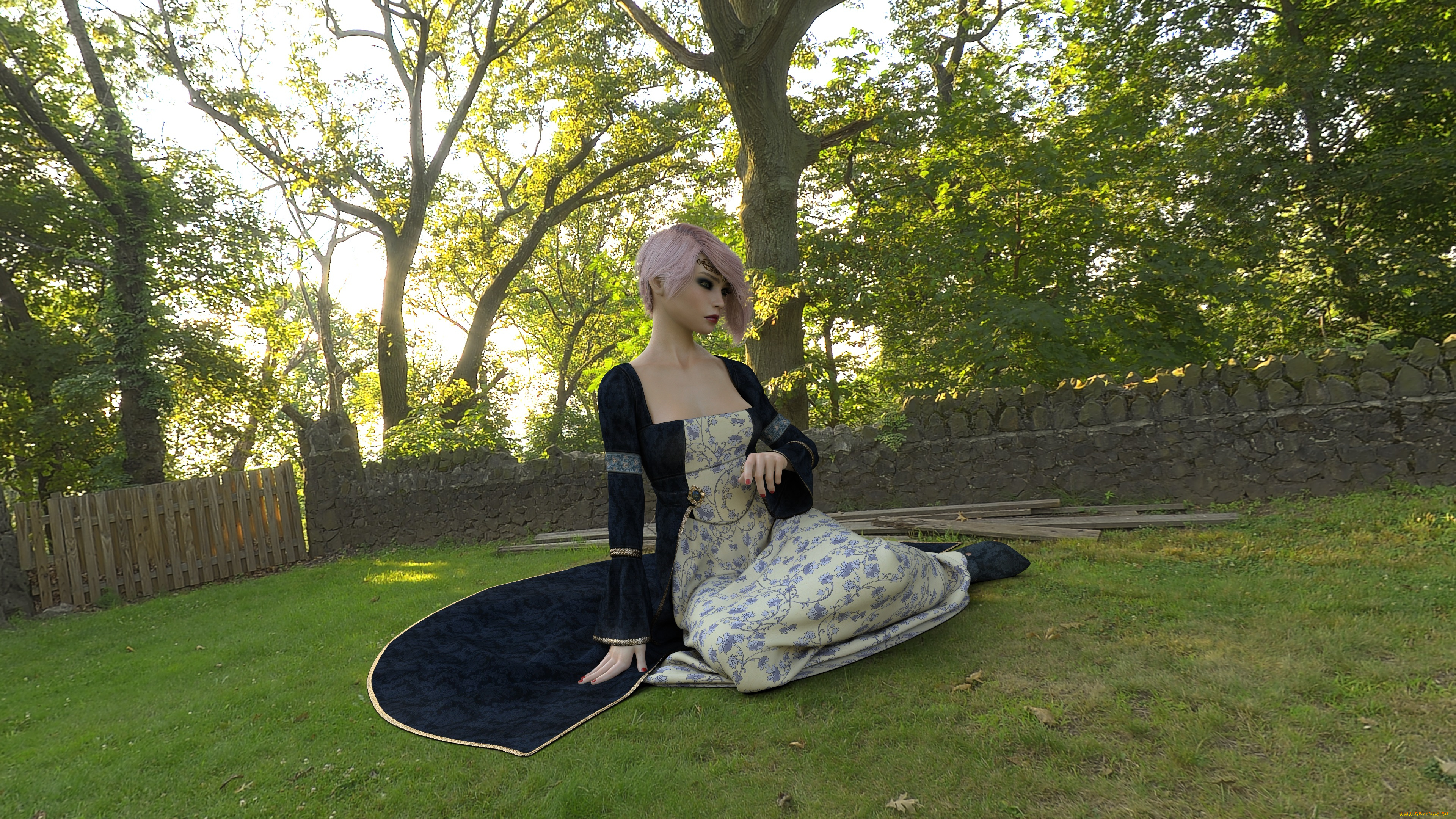 3д, графика, люди, , people, фон, взгляд, девушка