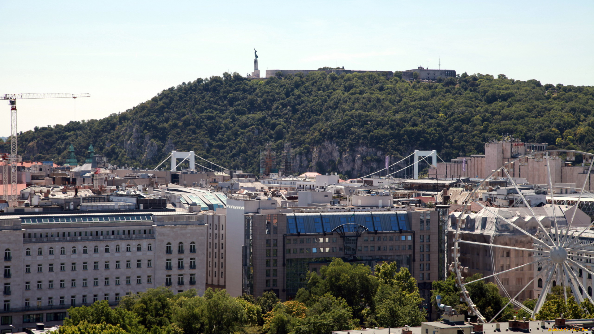 города, будапешт, , венгрия, панорама