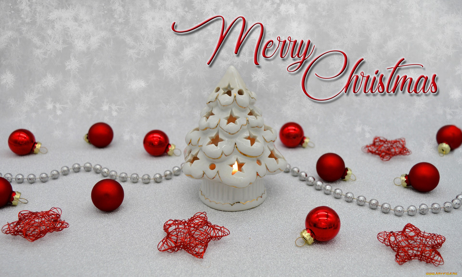 праздничные, новогодние, свечи, шарики, свеча, надпись