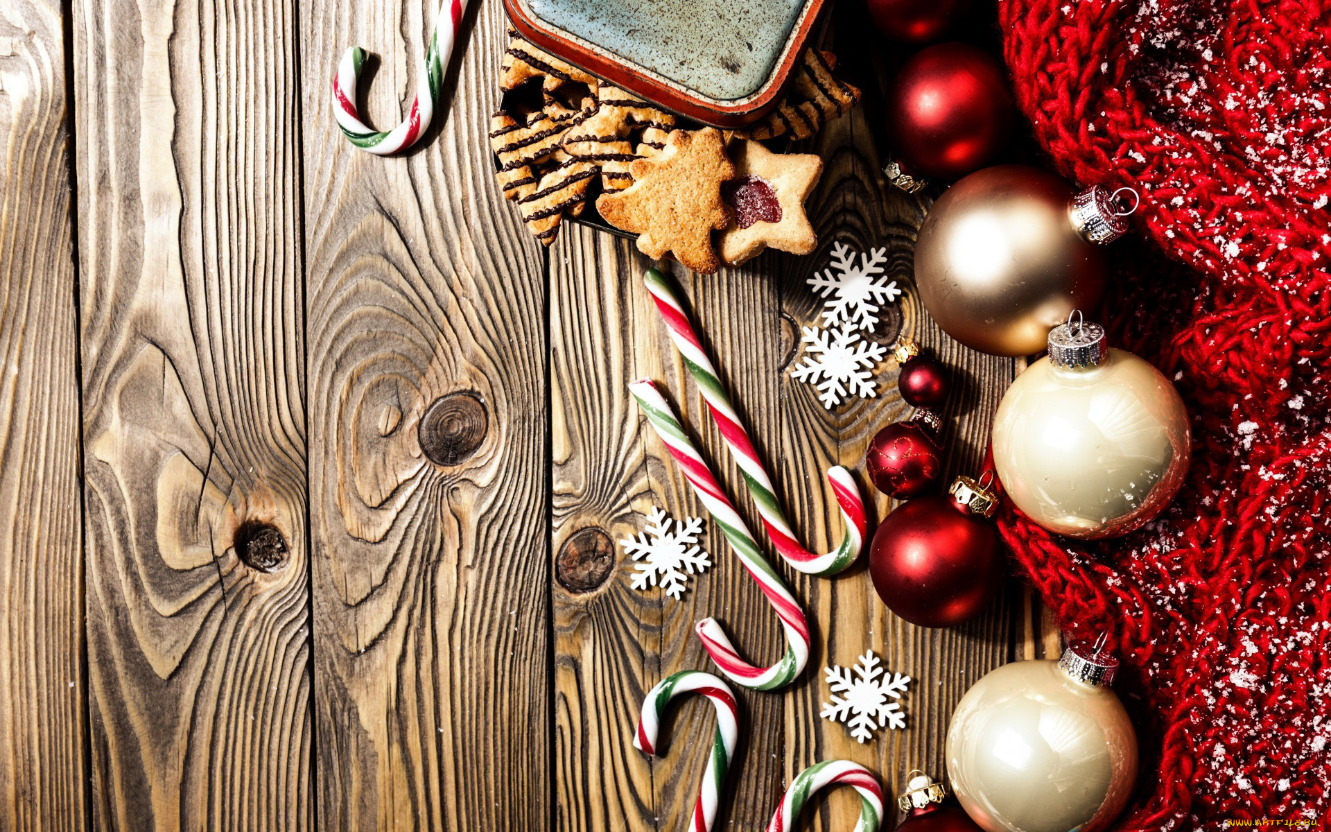 праздничные, -, разное, , новый, год, шарики, леденцы, печенье, снежинки