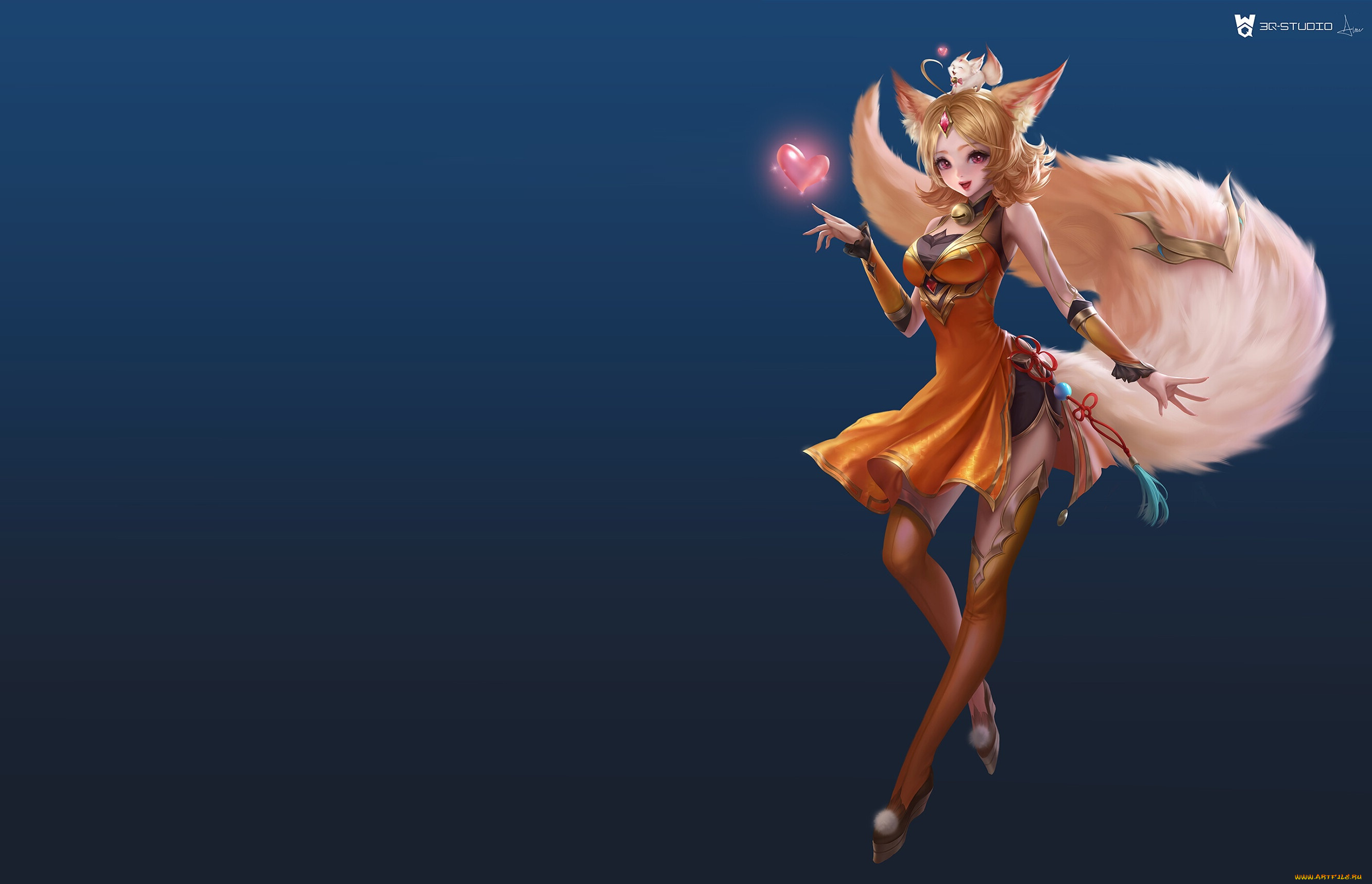 king, of, glory, видео, игры, лисичка