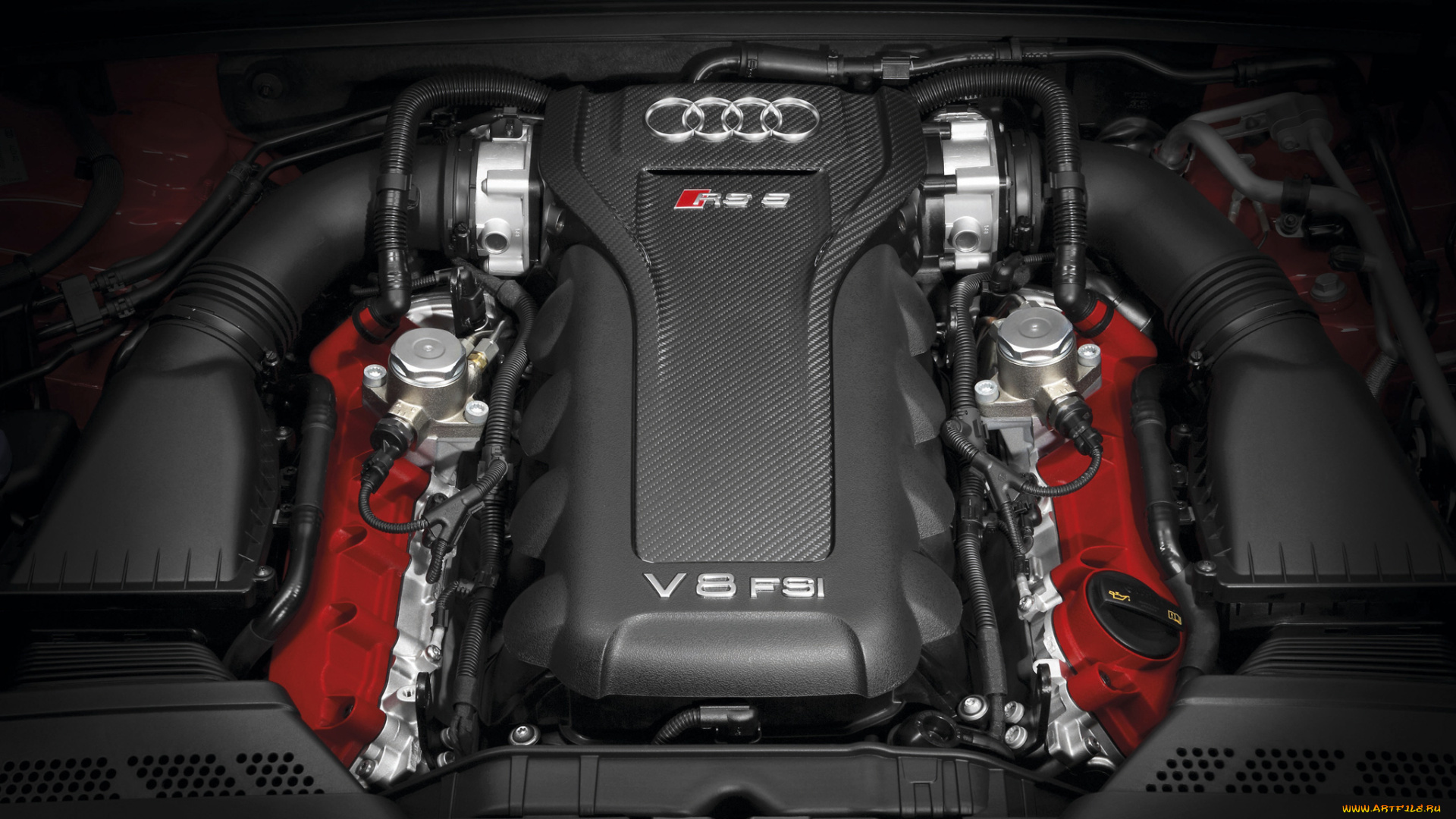 двигатель, audi, v8, fsi, автомобили, двигатели, двигатель