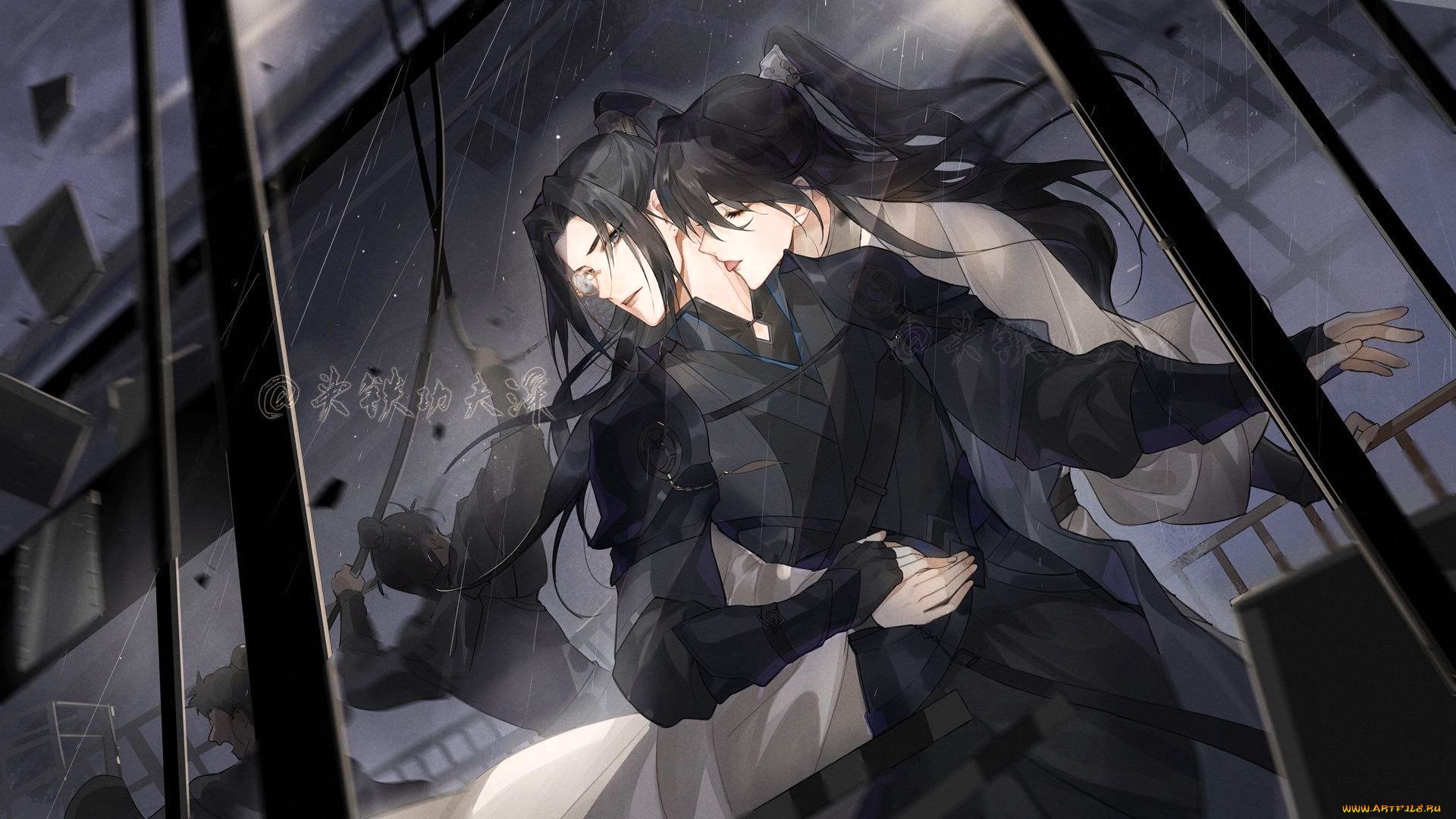 аниме, sha, po, lang, персонажи, окно