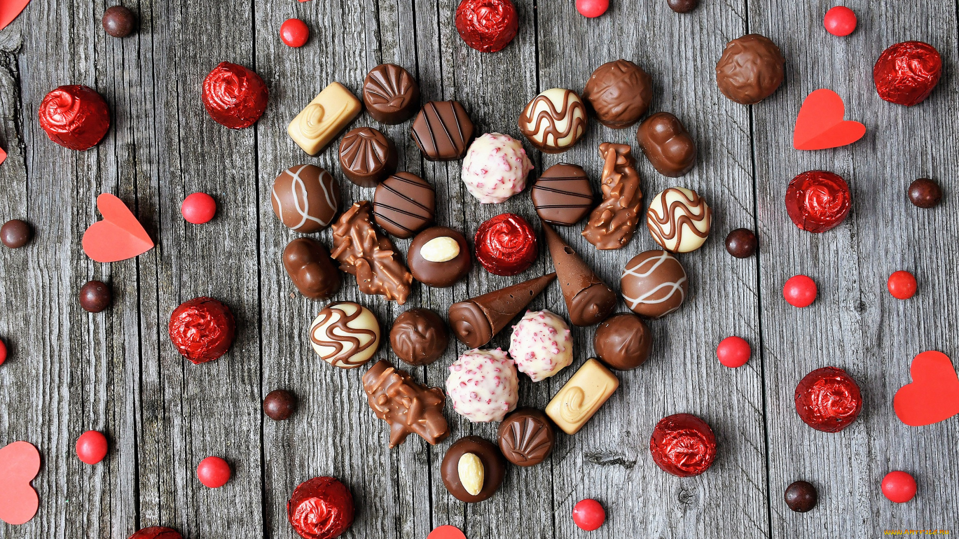 еда, конфеты, , шоколад, , мармелад, , сладости, сердечки