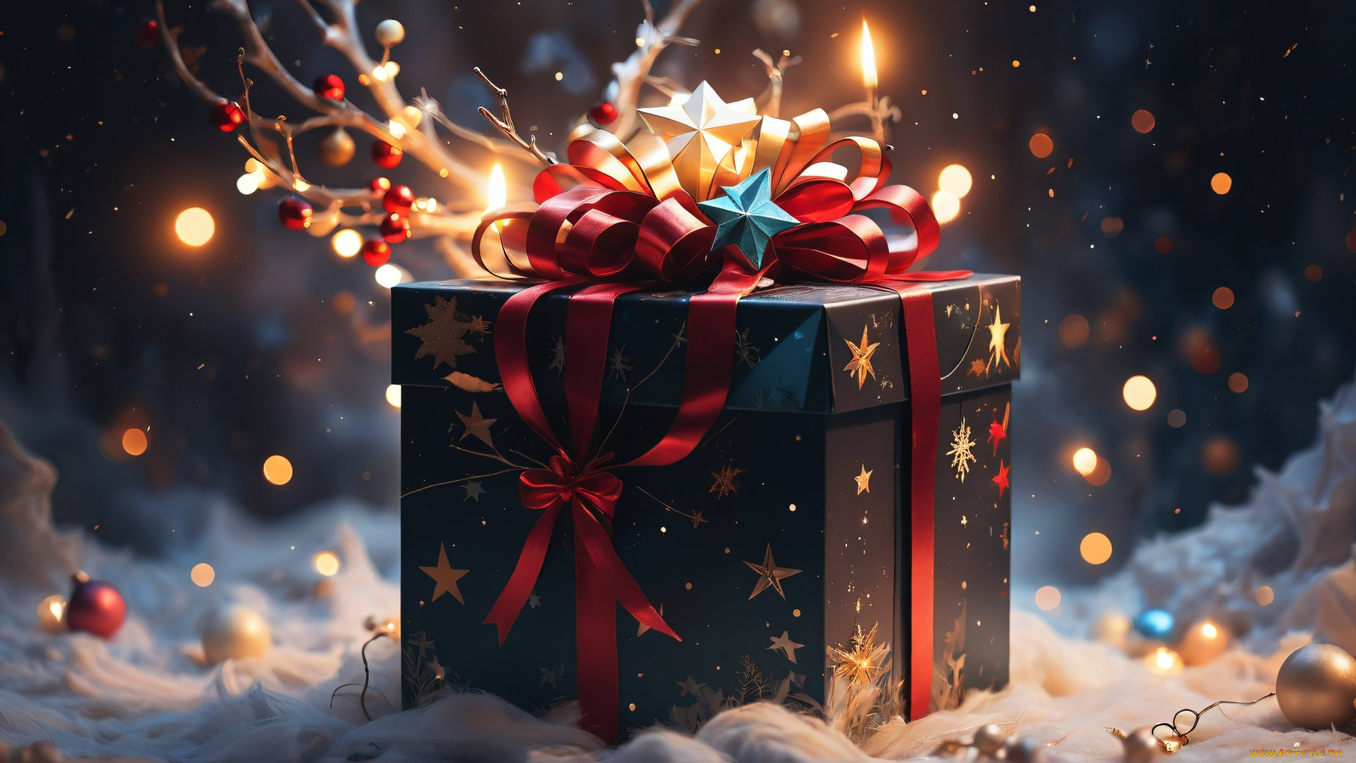 праздничные, подарки, и, коробочки, нейросети, графика, нейроарт, ai, art, нейронные, сети, рисунки, нейро, искусство