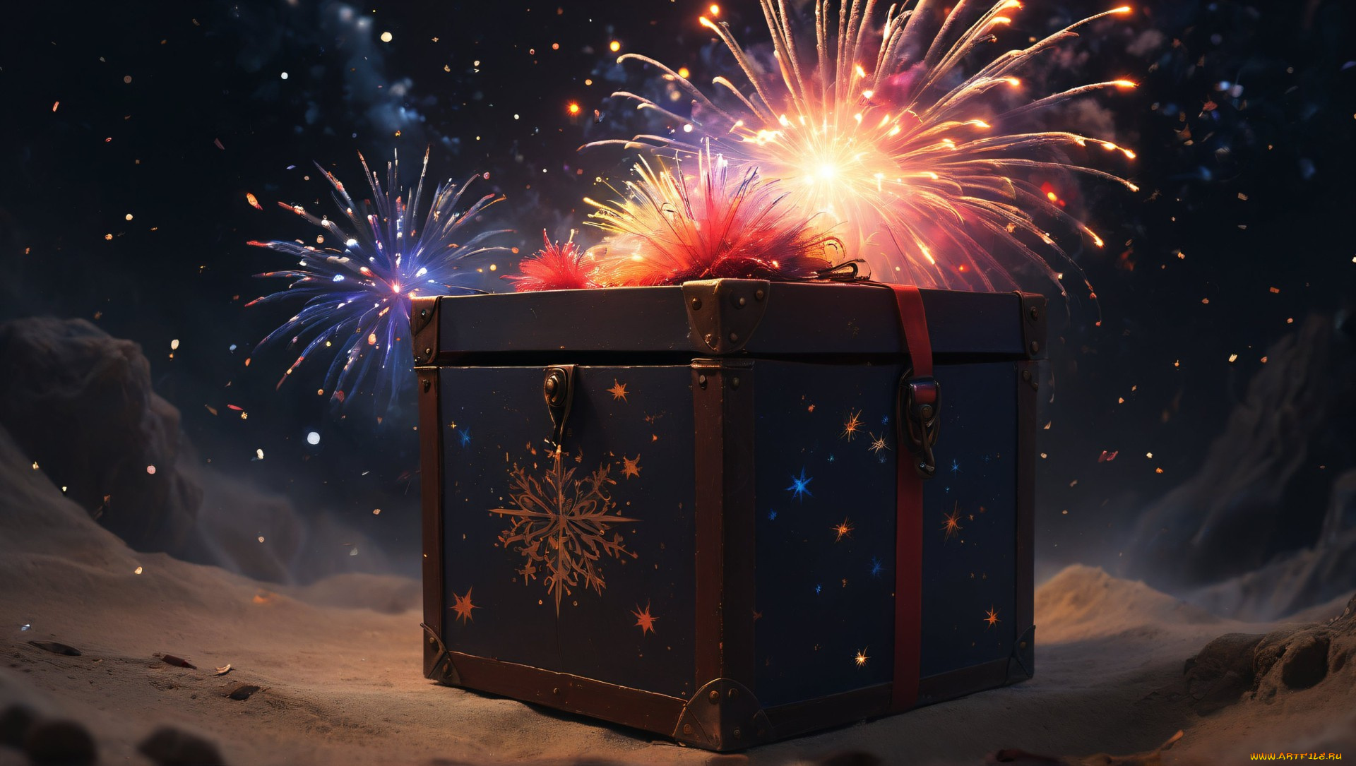 праздничные, подарки, и, коробочки, нейросети, графика, нейроарт, ai, art, нейронные, сети, рисунки, нейро, искусство