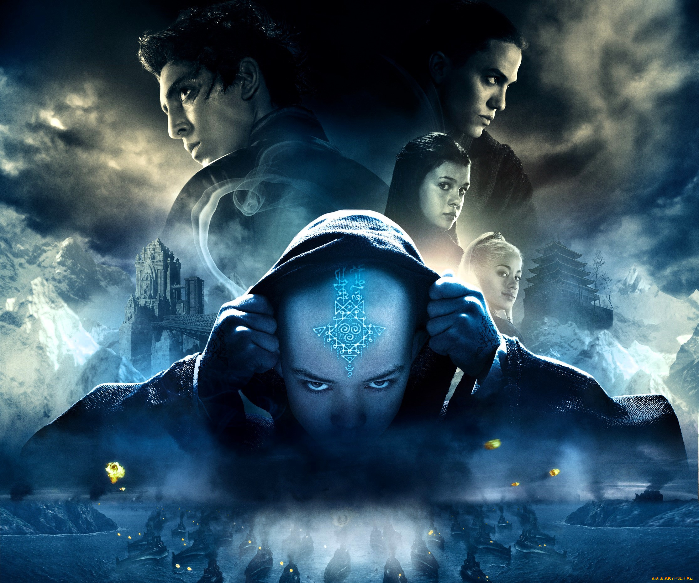 кино, фильмы, avatar, , the, last, airbender, персонажи, аватар, магия, капюшон