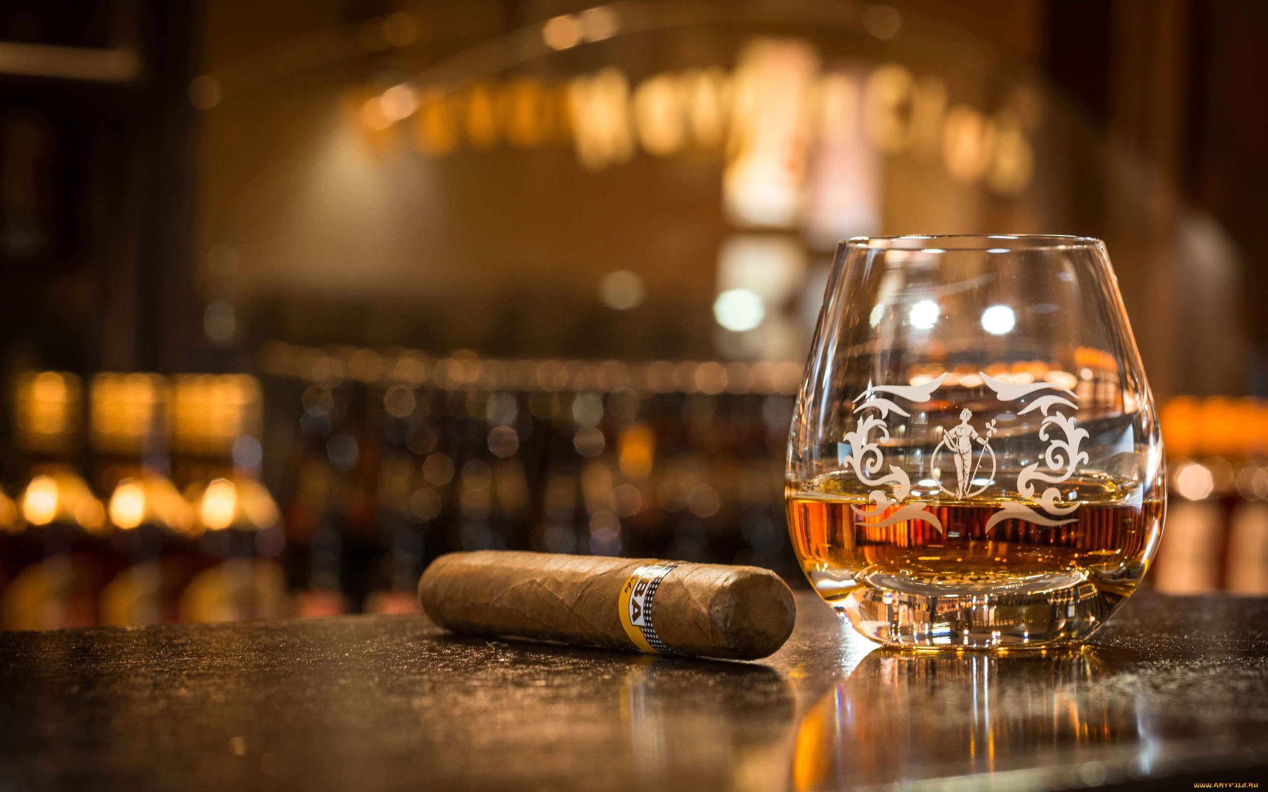 еда, напитки, сигара, стакан, ром, алкоголь