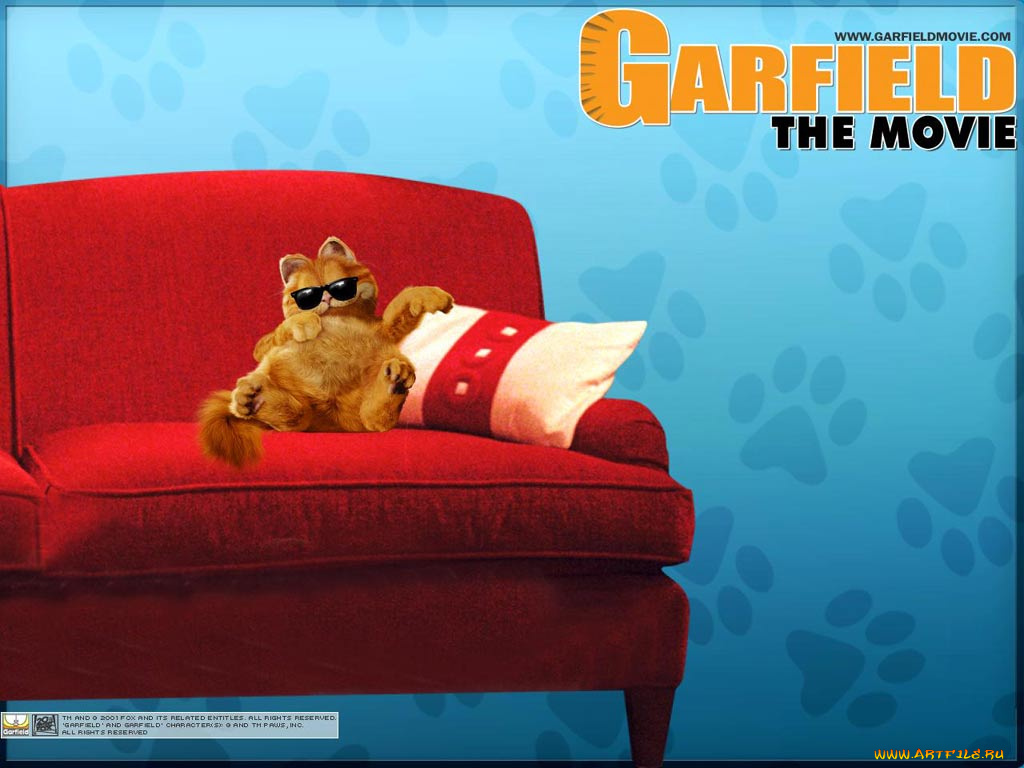 кино, фильмы, garfield, the, movie