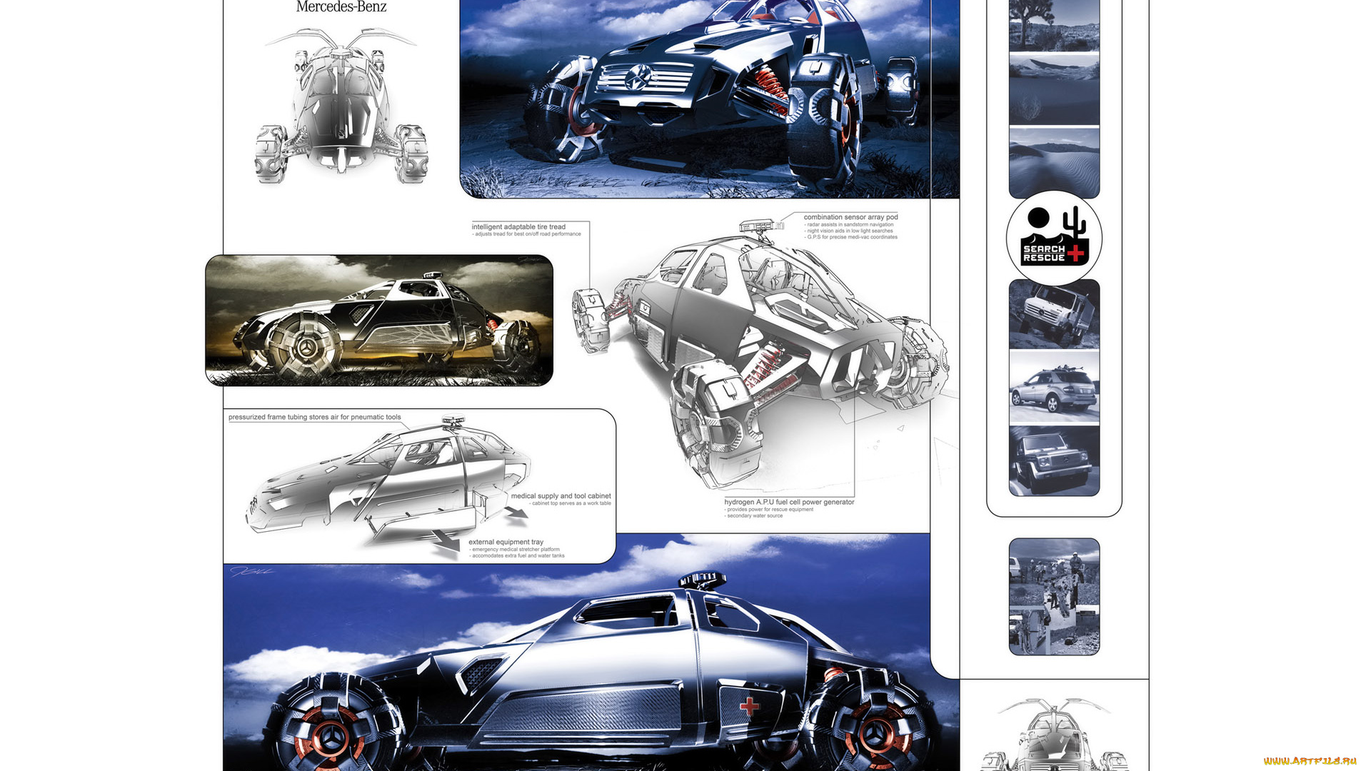 mercedes, benz, mojave, runner, poster, разное, другое