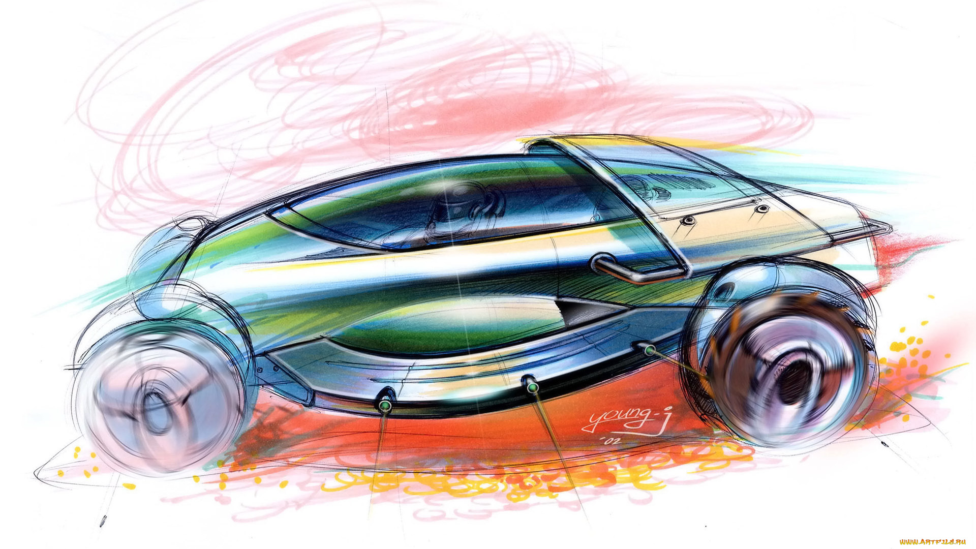 рисованные, авто, мото