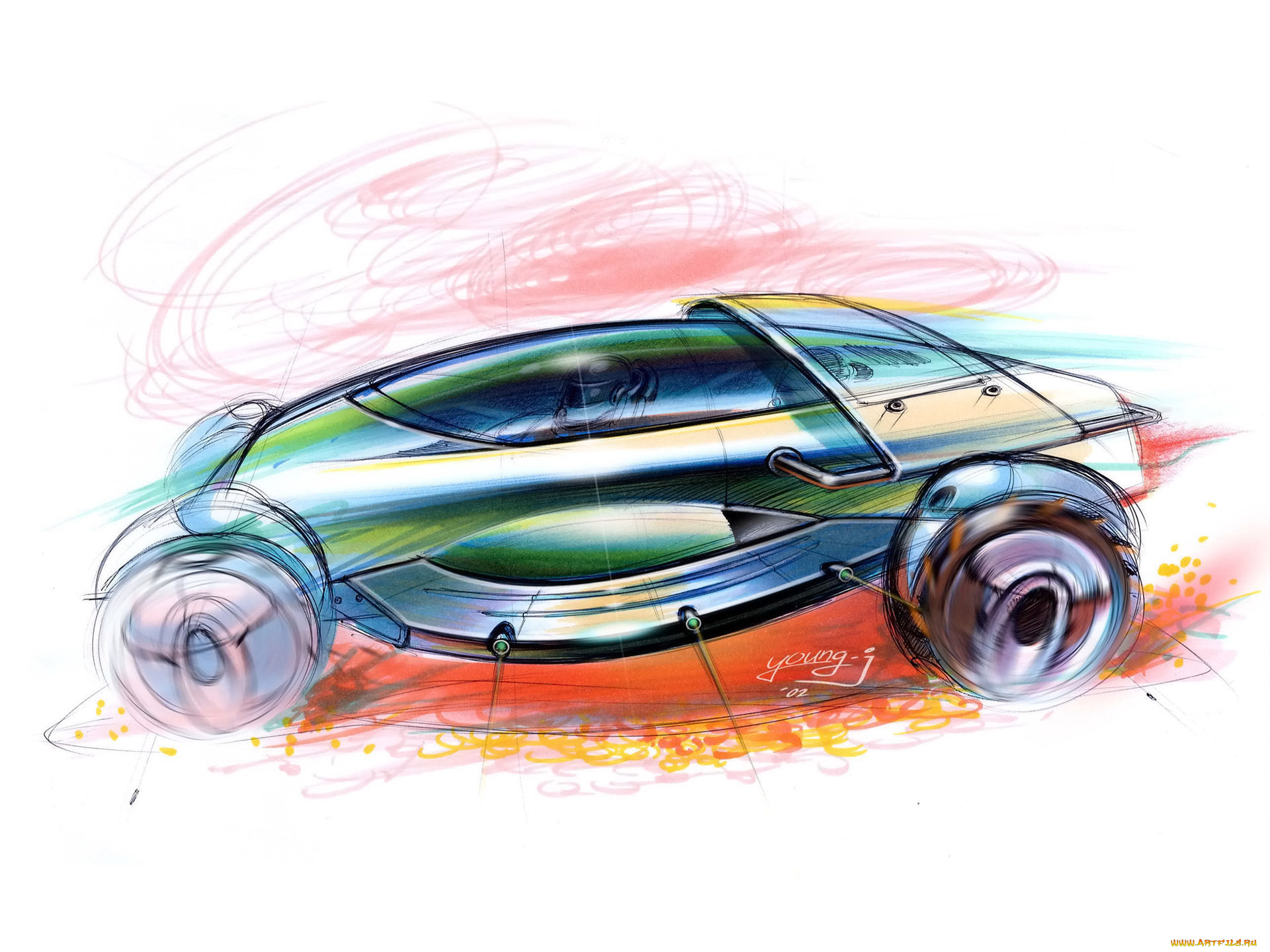 рисованные, авто, мото