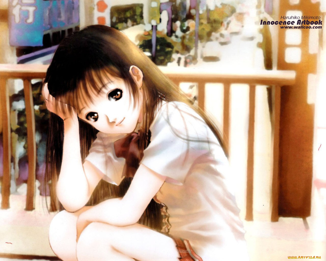 аниме, haruhiko, mikimoto, artbook