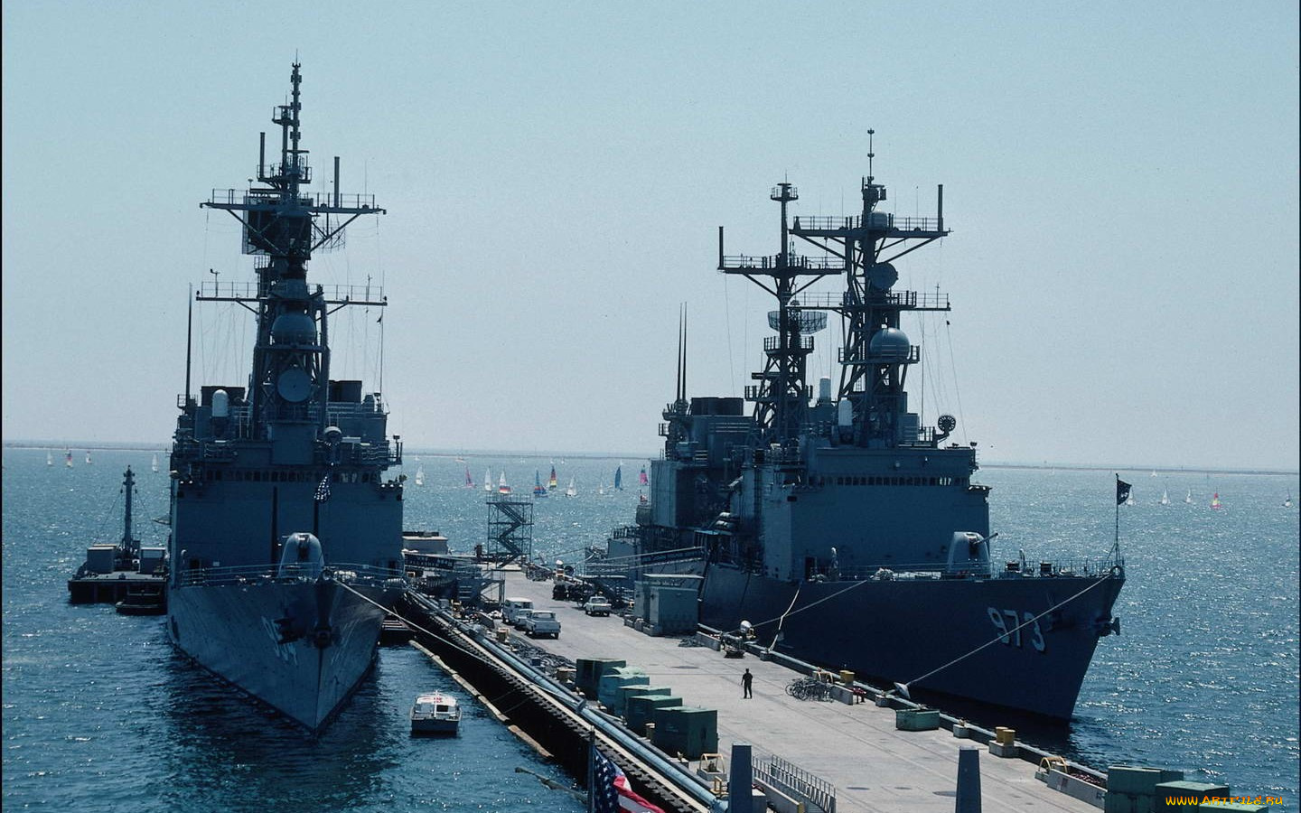 корабли, порты, причалы