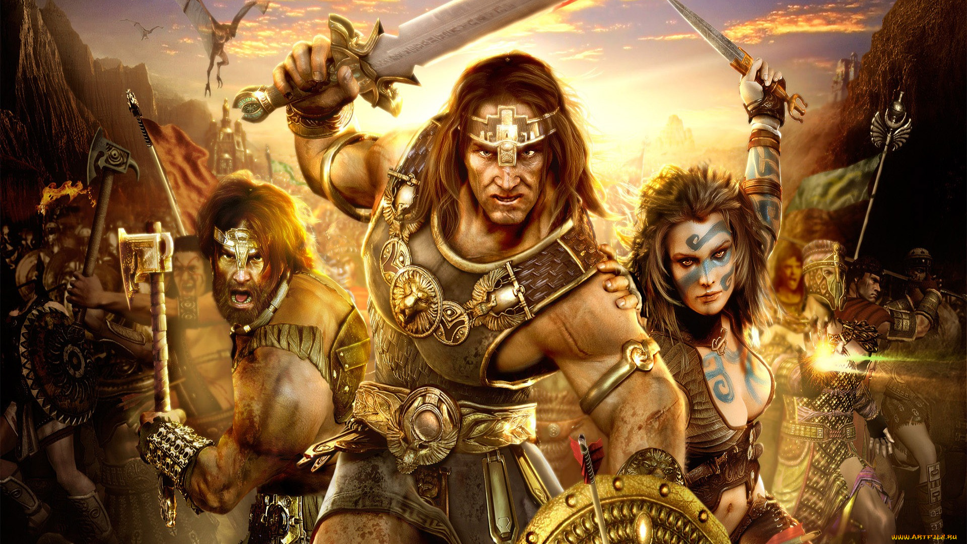 age, of, conan, hyborian, adventures, видео, игры