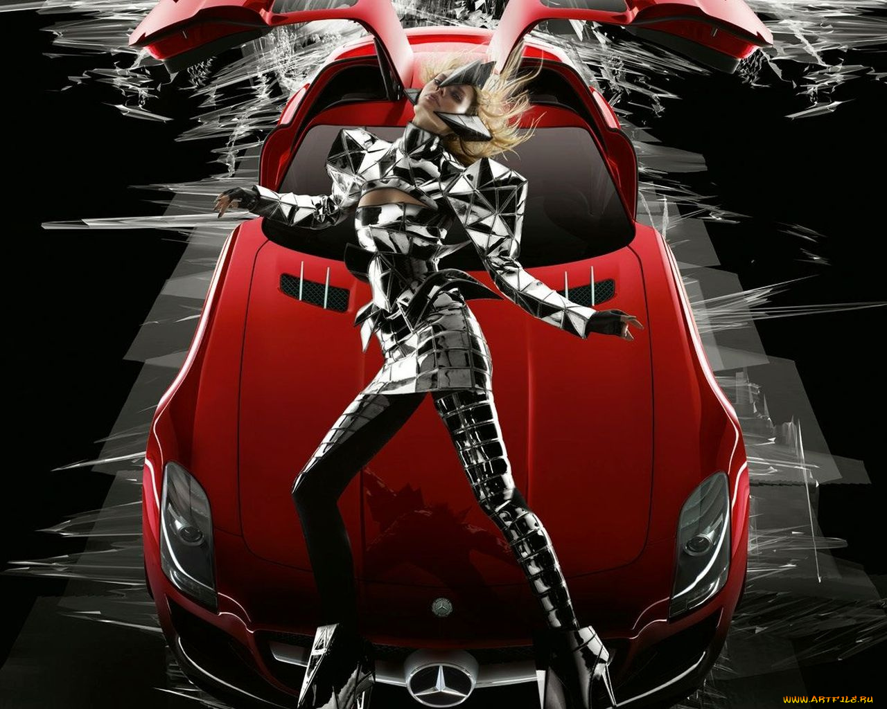 автомобили, авто, девушками