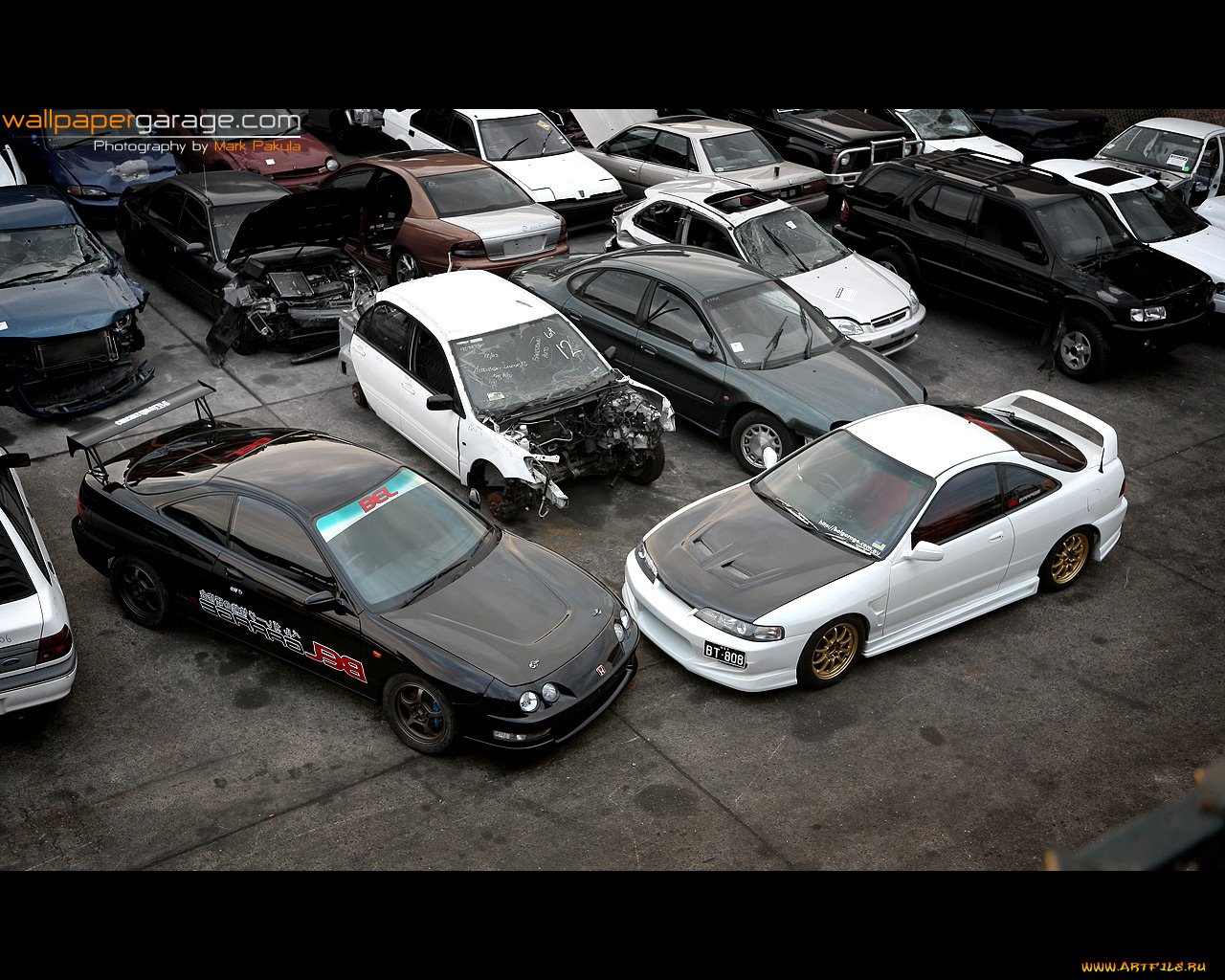 автомобили, разные, вместе