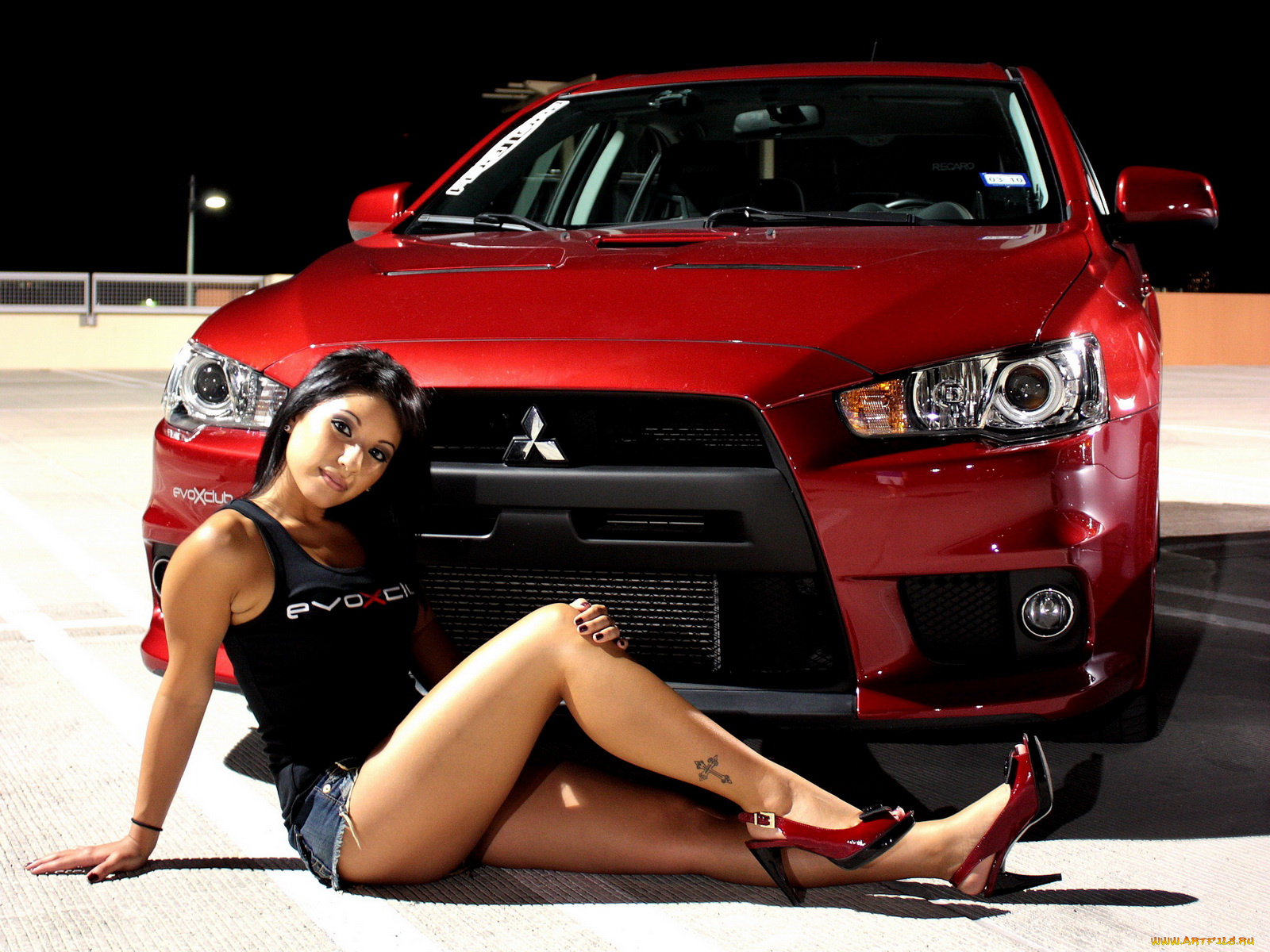 автомобили, авто, девушками