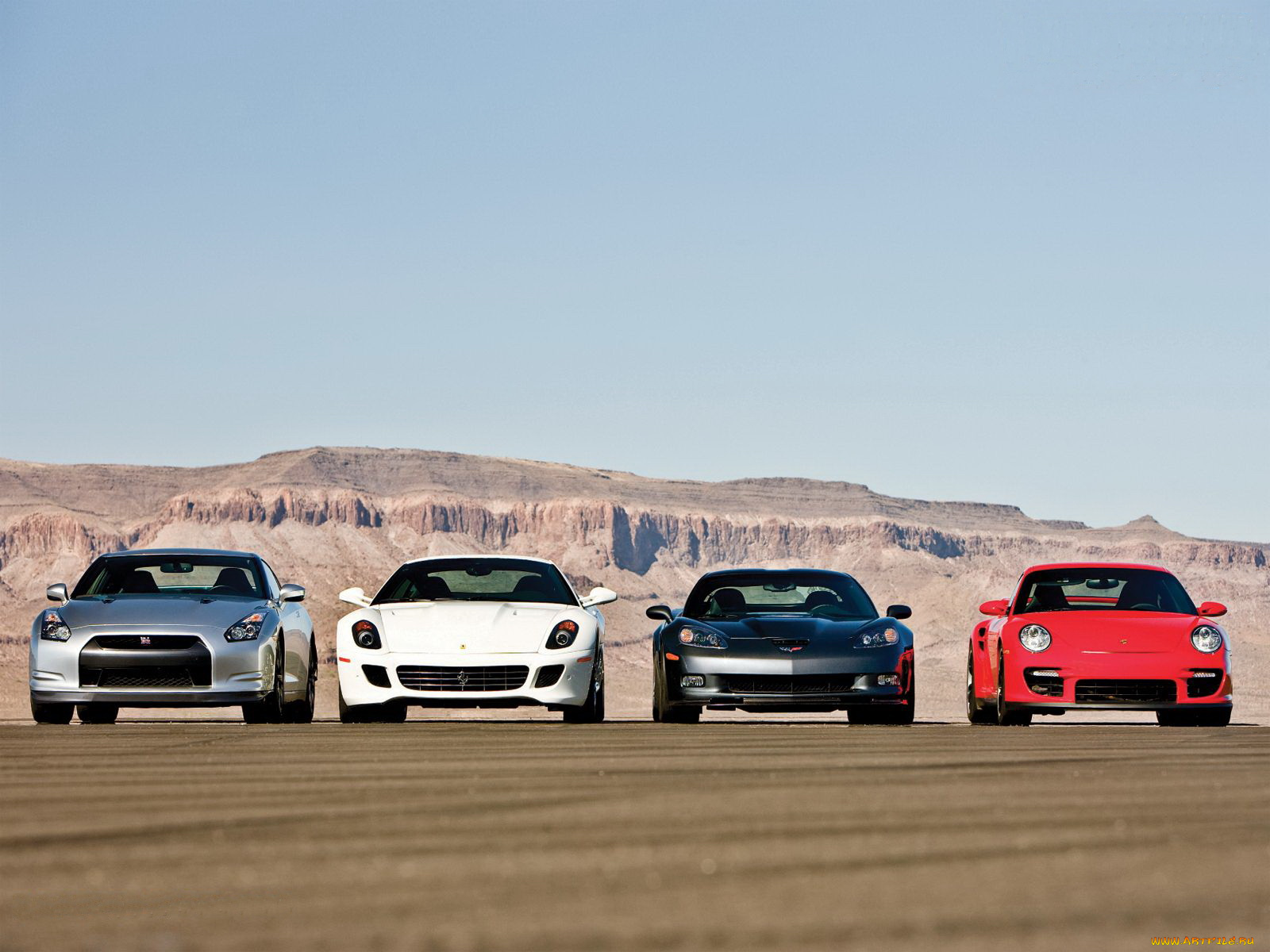 автомобили, разные, вместе