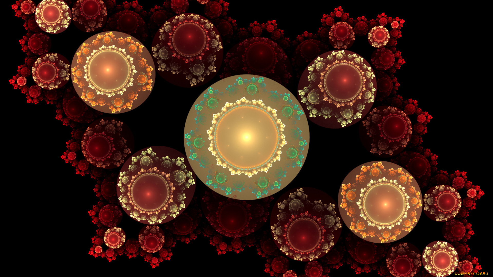 3д, графика, fractal, фракталы, узор, фон