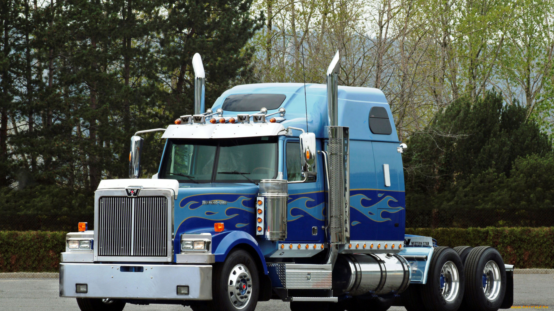 автомобили, western, star, 4900, ex, long, haul, вестр, стар, грузовик
