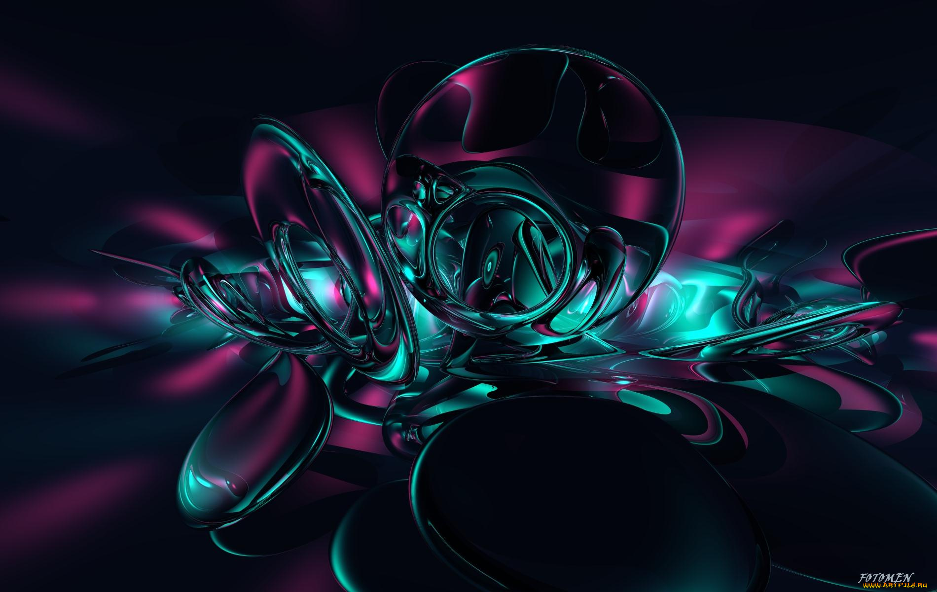 3д, графика, fractal, фракталы, фон, цвета, узор