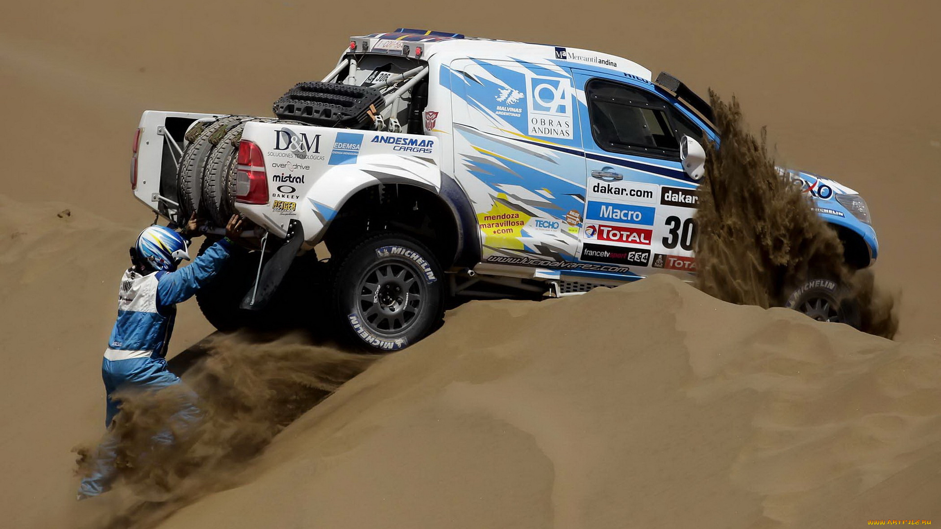 спорт, авторалли, гонки, песок