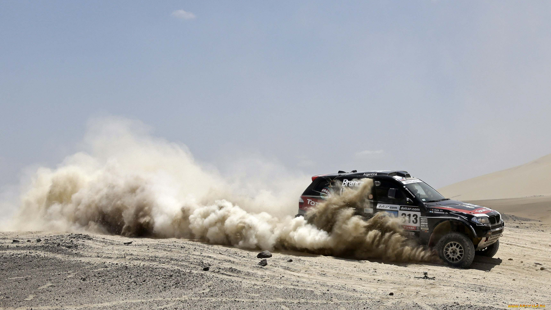 спорт, авторалли, x5, paris, dakar, дакар, авто, Черный, пыль, bmw