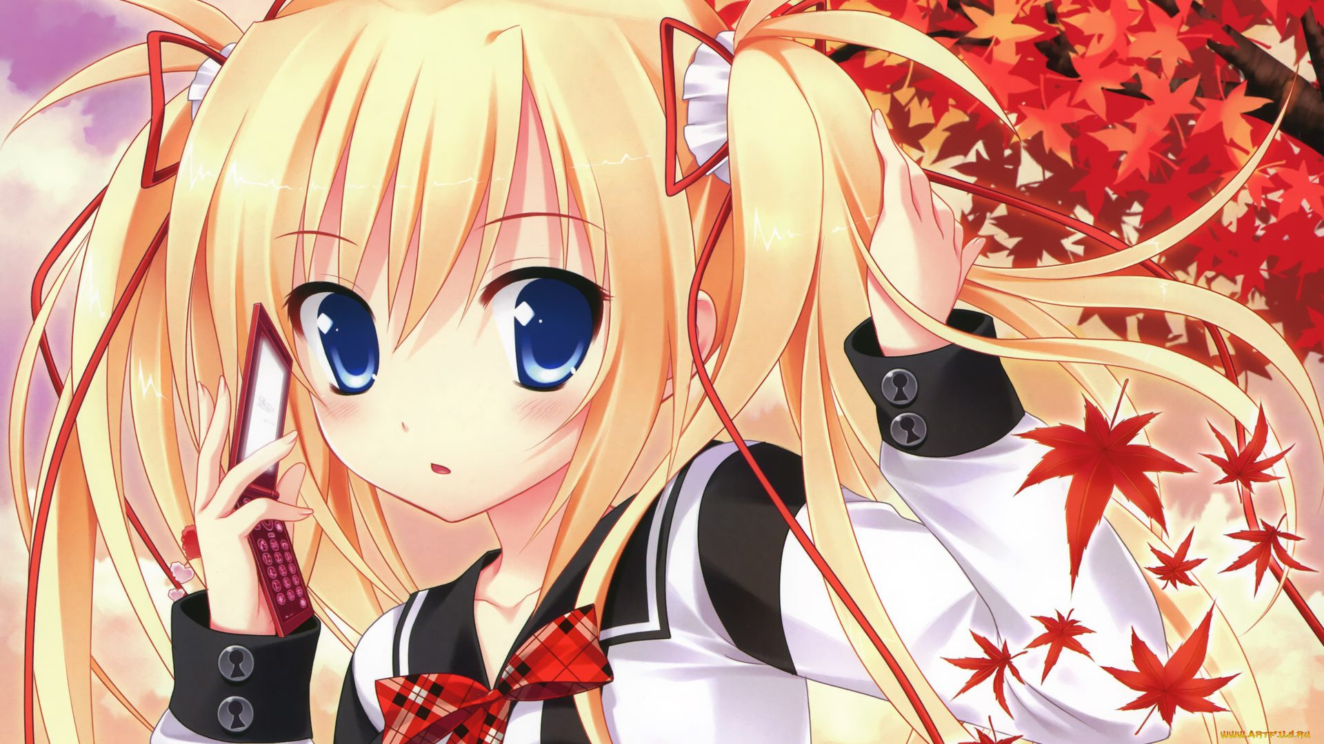 аниме, mecha, con, девушка