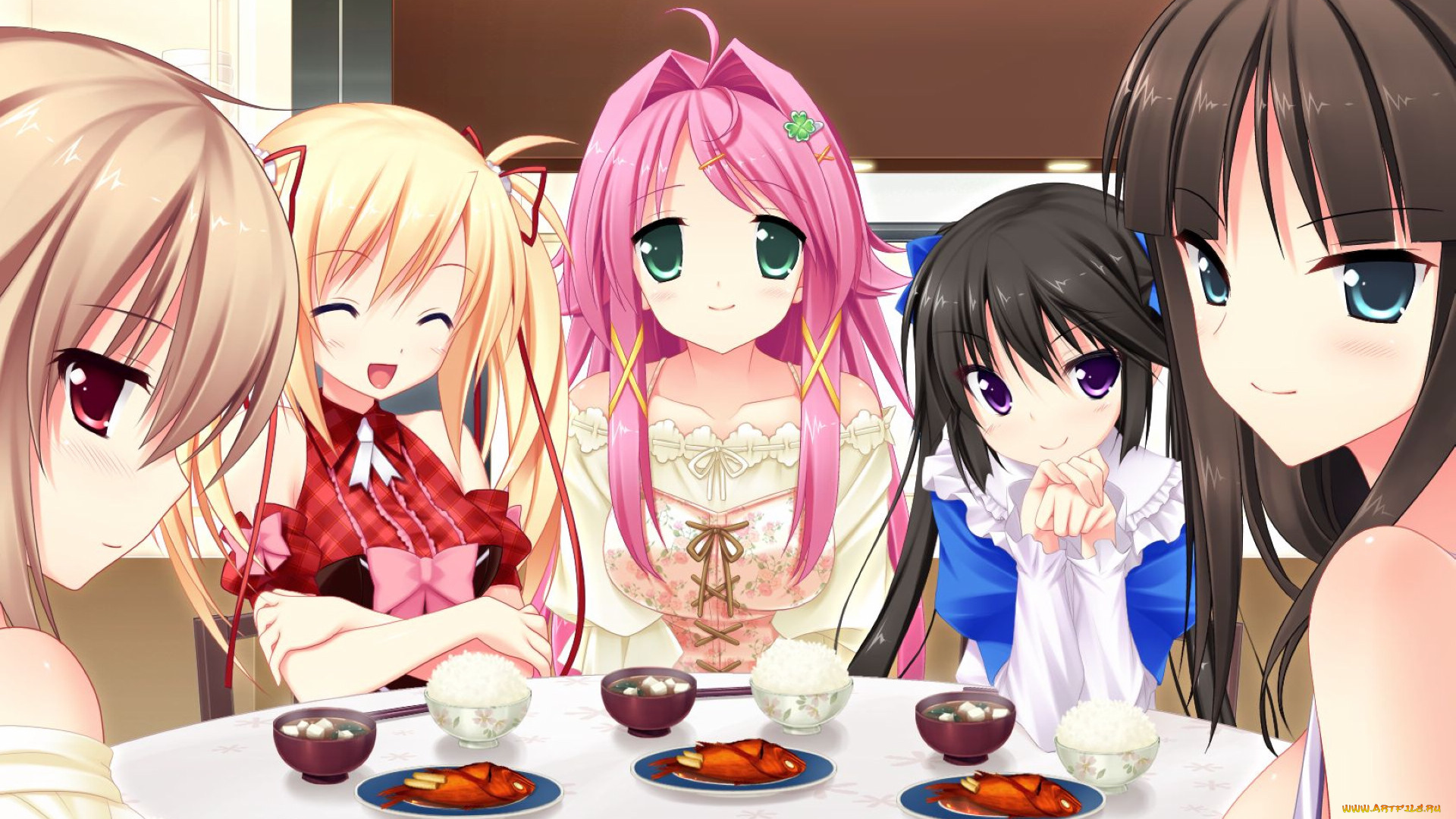 аниме, mecha-kon, девушки