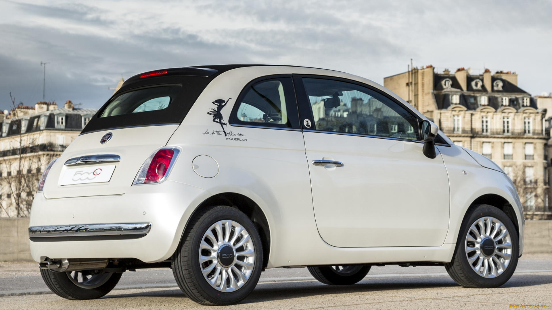 автомобили, fiat, 2014, guerlain, la, petite, robe, noire, 500