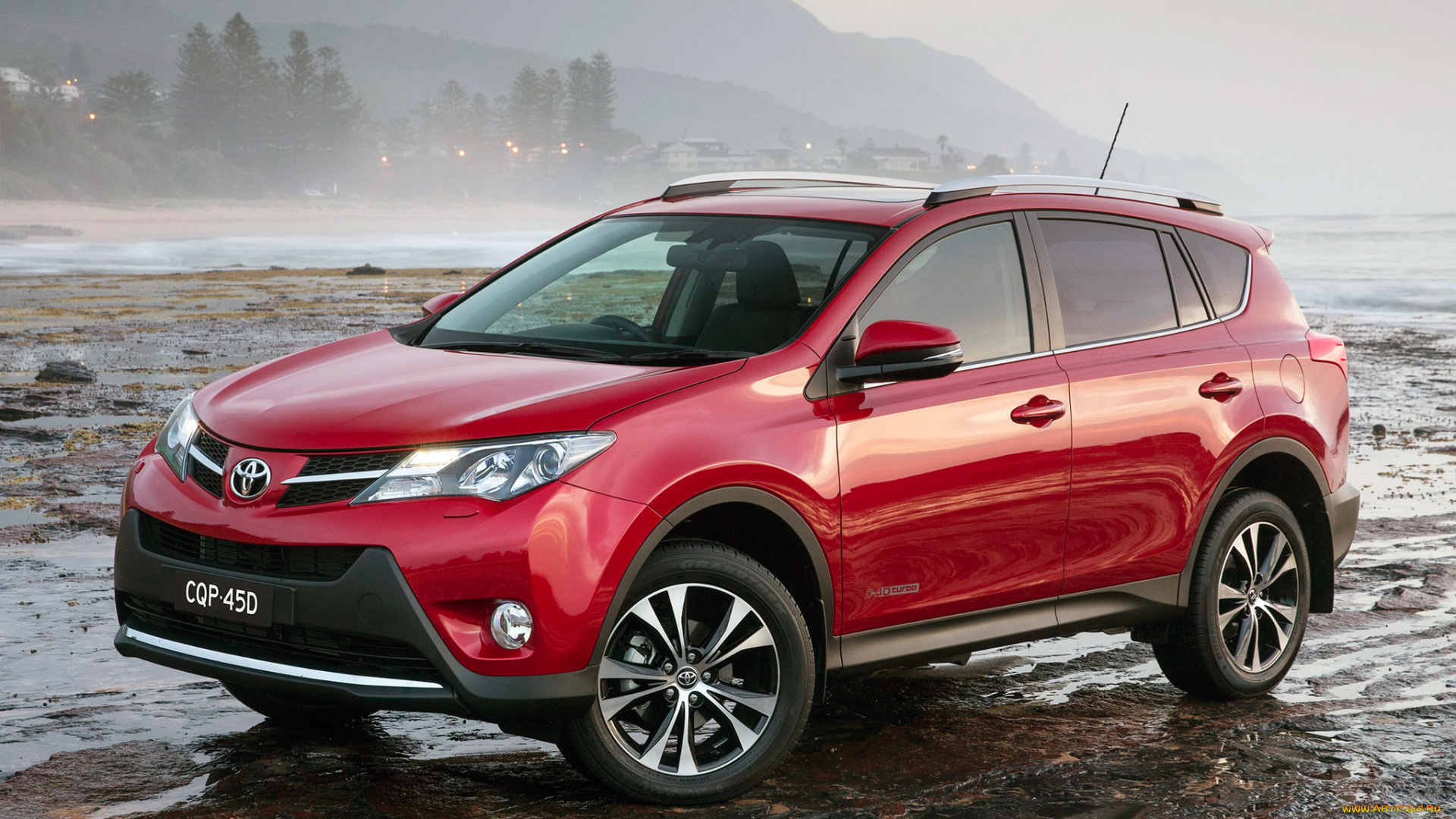 автомобили, toyota, au-spec, rav4, красный