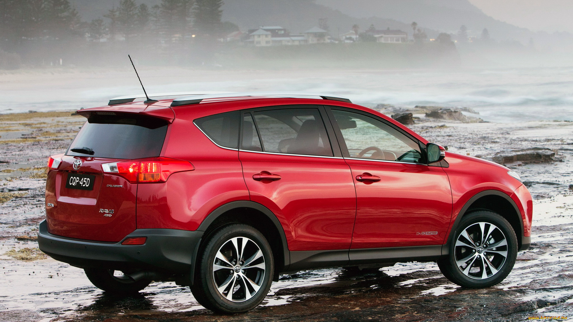 автомобили, toyota, красный, au-spec, rav4