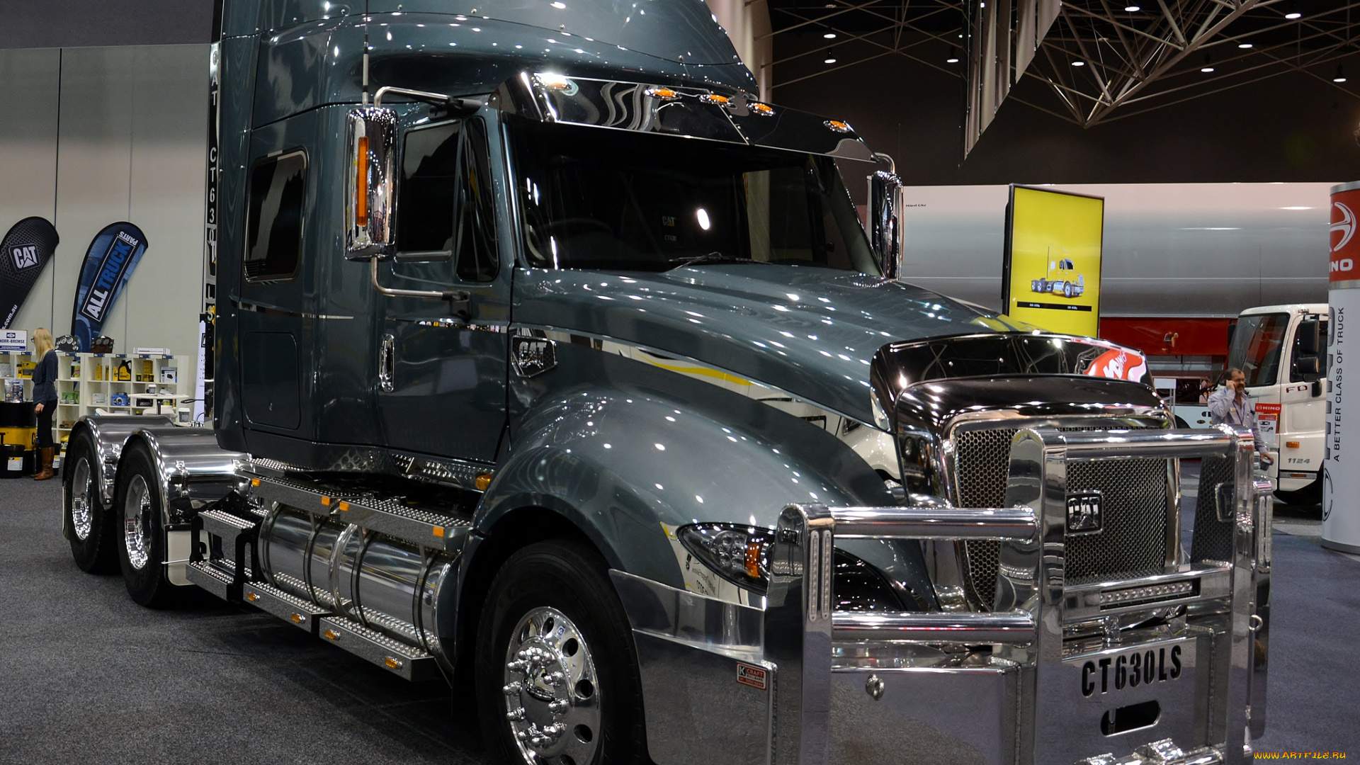 cat, trucks, автомобили, грузовики, тягач, грузовик, тяжелый