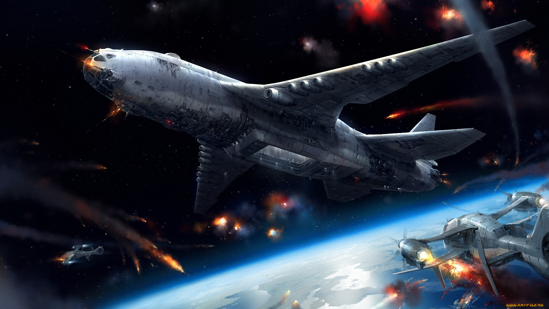 фэнтези, космические, корабли, , звездолеты, , станции, битва, сражение, космос, корабли, космические