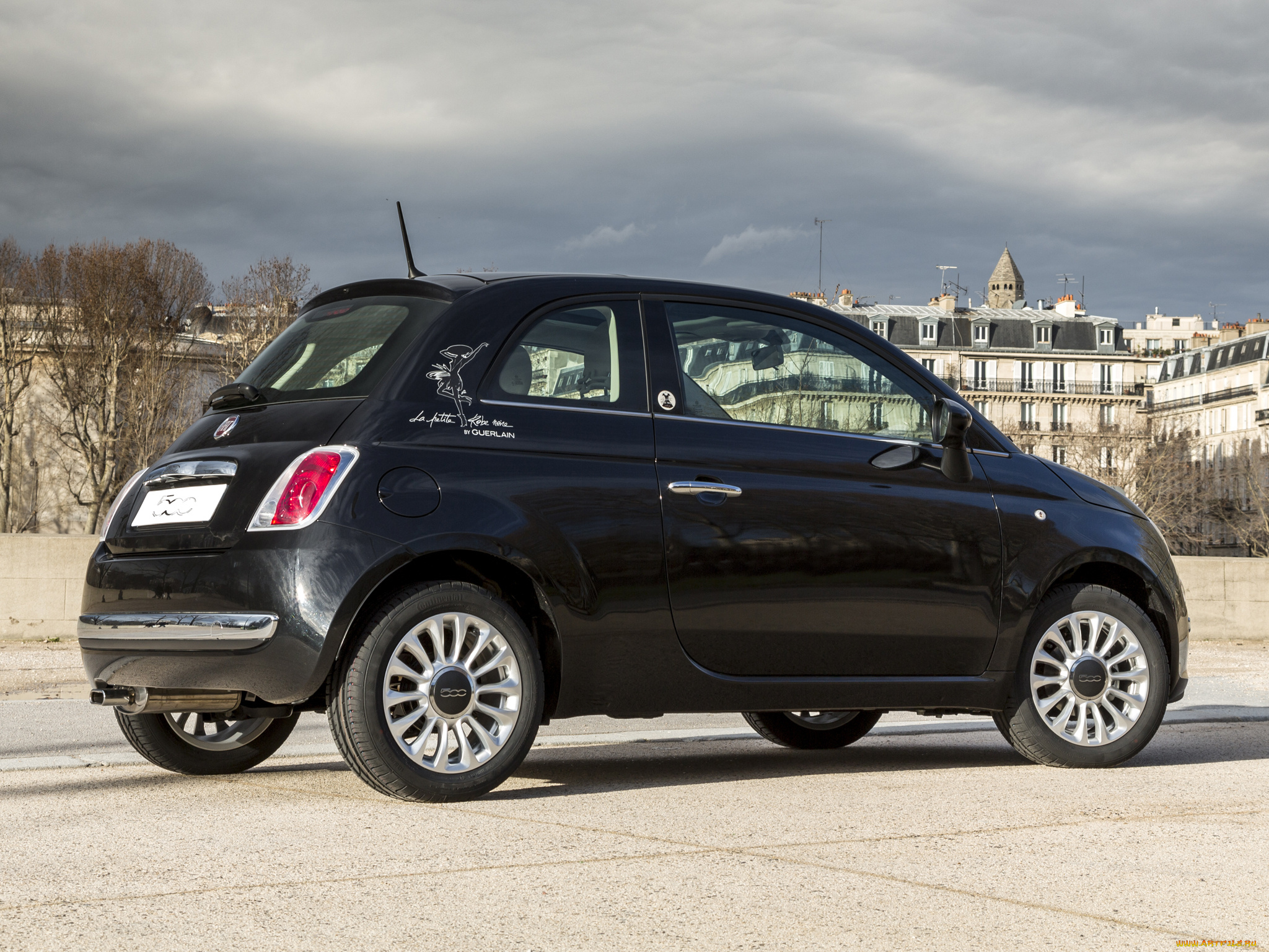автомобили, fiat, темный, 2014, guerlain, la, petite, robe, noire, 500