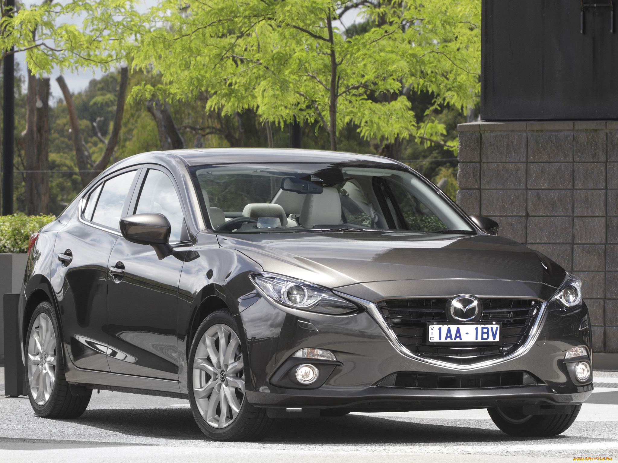 автомобили, mazda, 2013, bm, sedan, au-spec, mazda3, темный