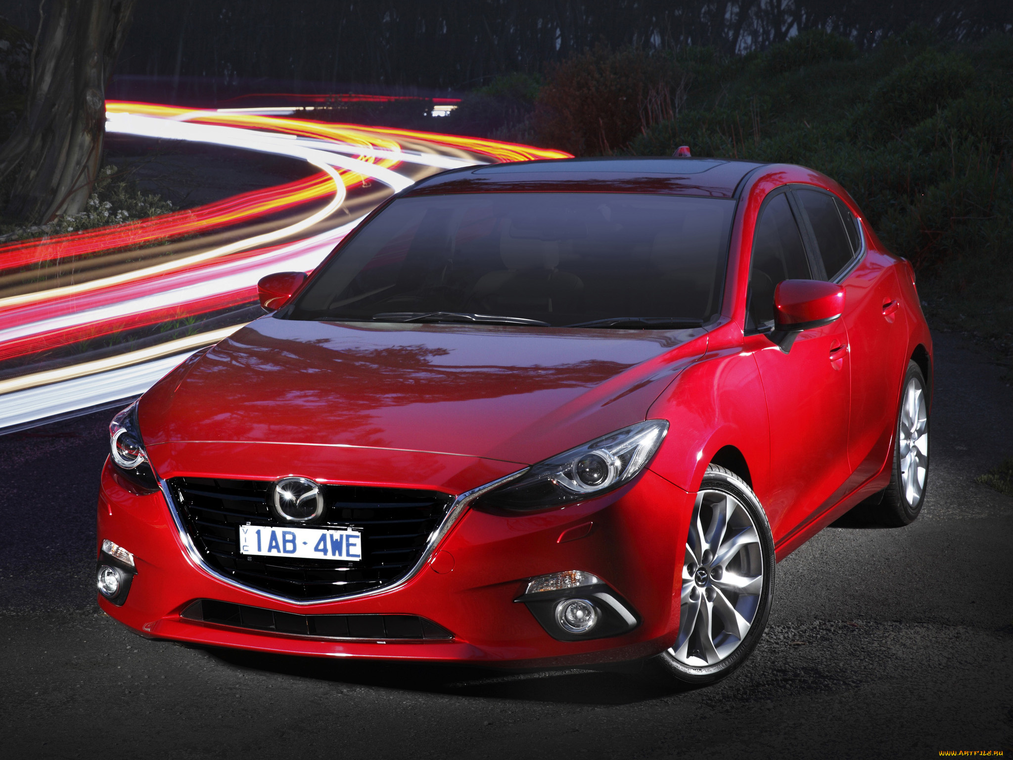 автомобили, mazda, красный, 2013, bm, au-spec, hatchback, mazda3